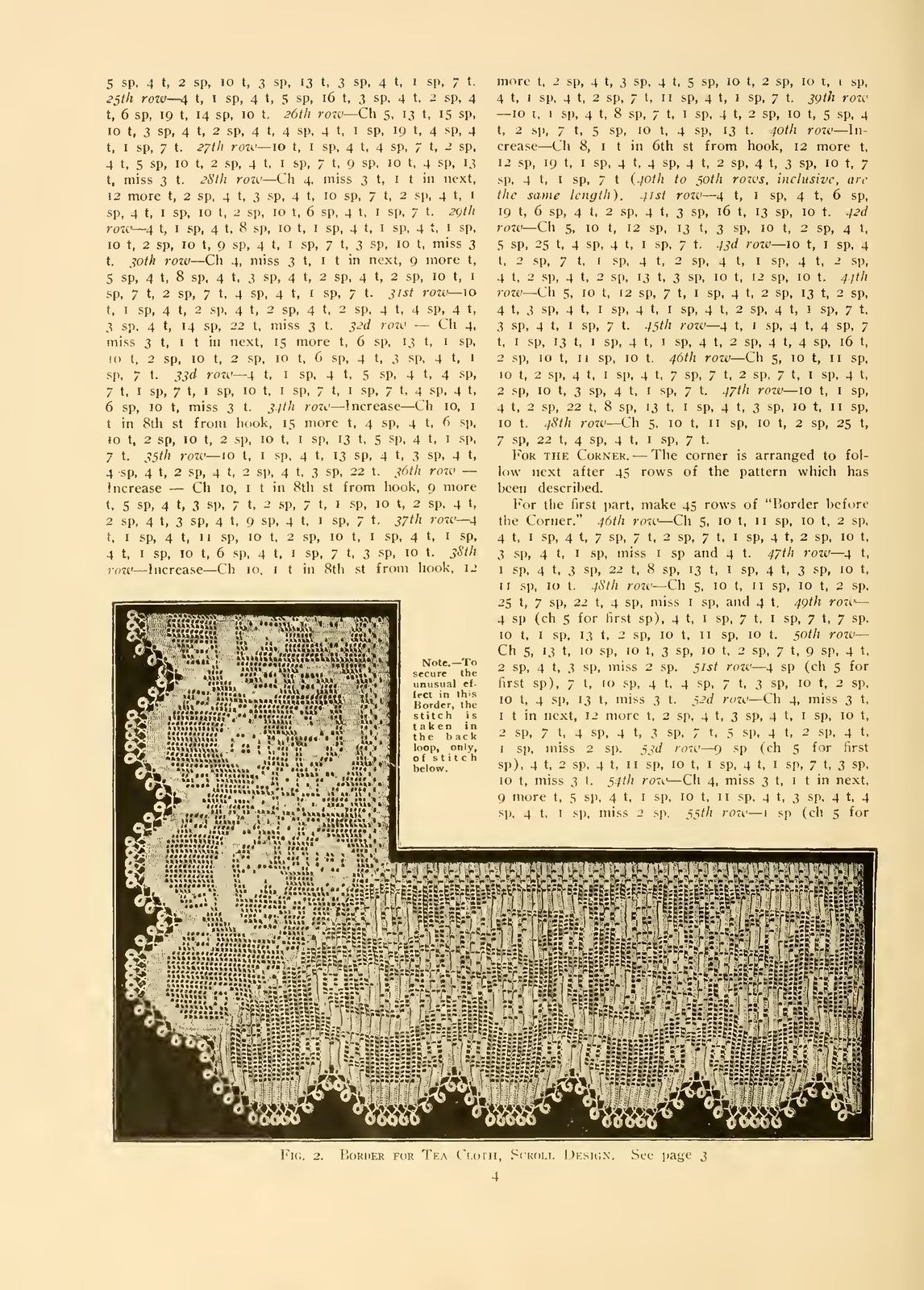 PRISCILLA Crochet Edgings And Insertions Manual No 2 1916 - WIRE BOUND - COVERS