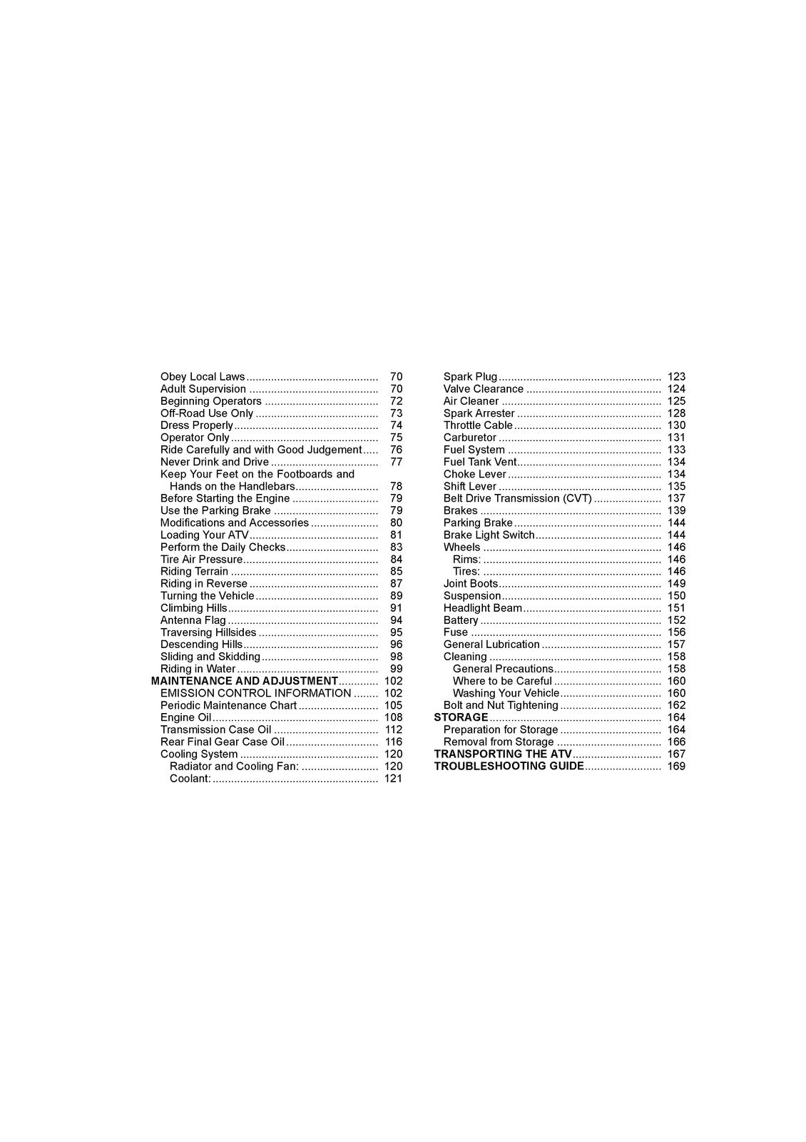 KAWASAKI Brute Force 300 ATV Owners Manual 2018 - WIRE BOUND - TOUGH COVERS