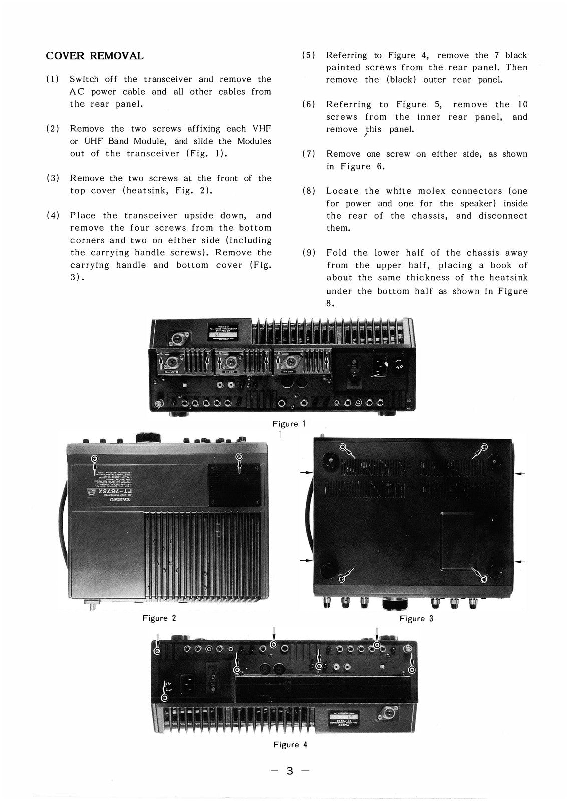 YAESU FT-767GX Transceiver Service Manual - BOUND - COVERS - XL FOLDOUT PAGES