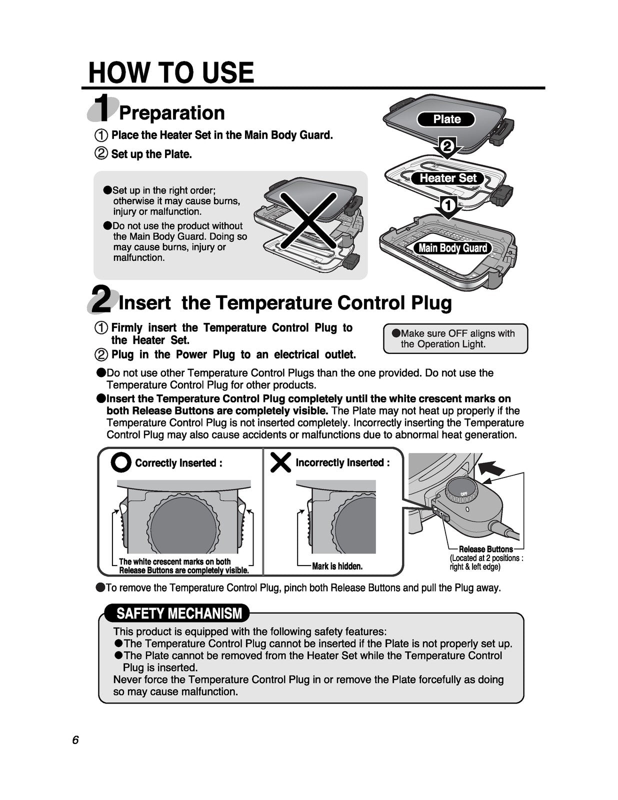 ZOJIRUSHI EA-DCC10 Gourmet Sizzler Electric Operating Instructions Manual