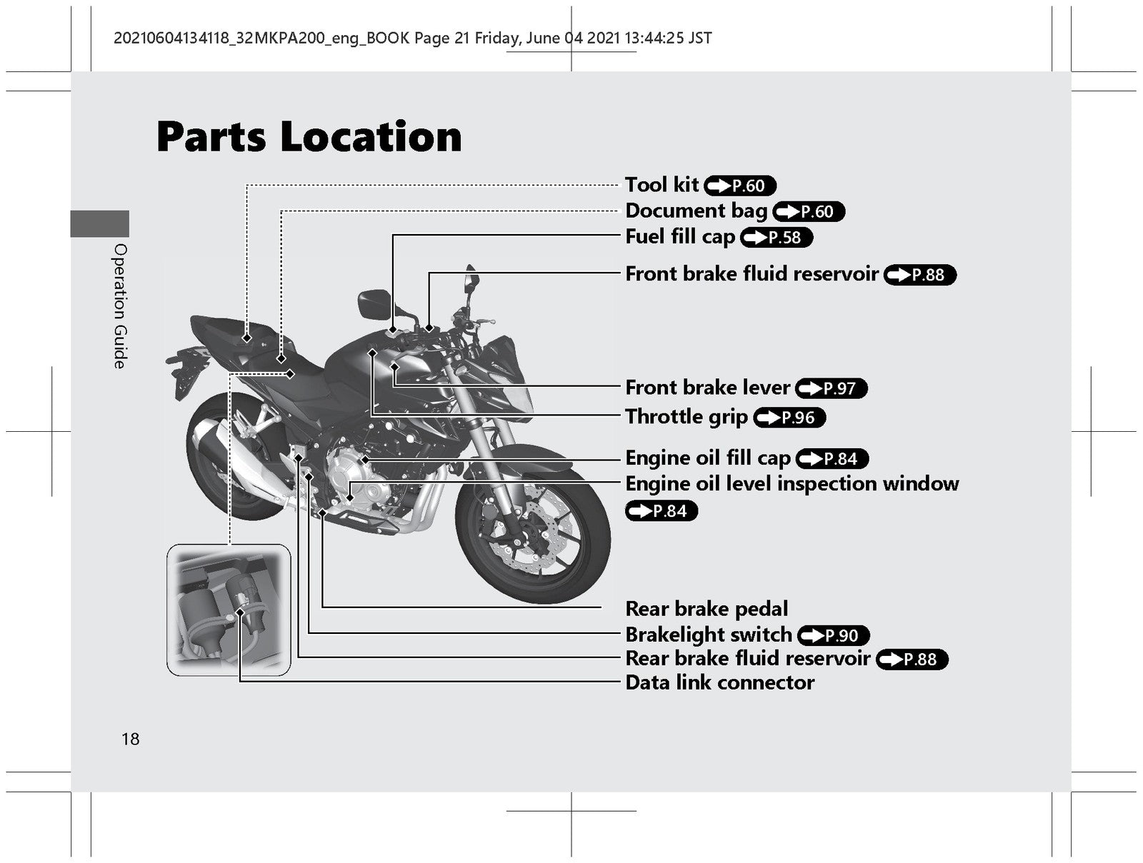 HONDA CB500F Motorcycle Owners Manual 2022 - STEEL WIRE BOUND - TOUGH COVERS