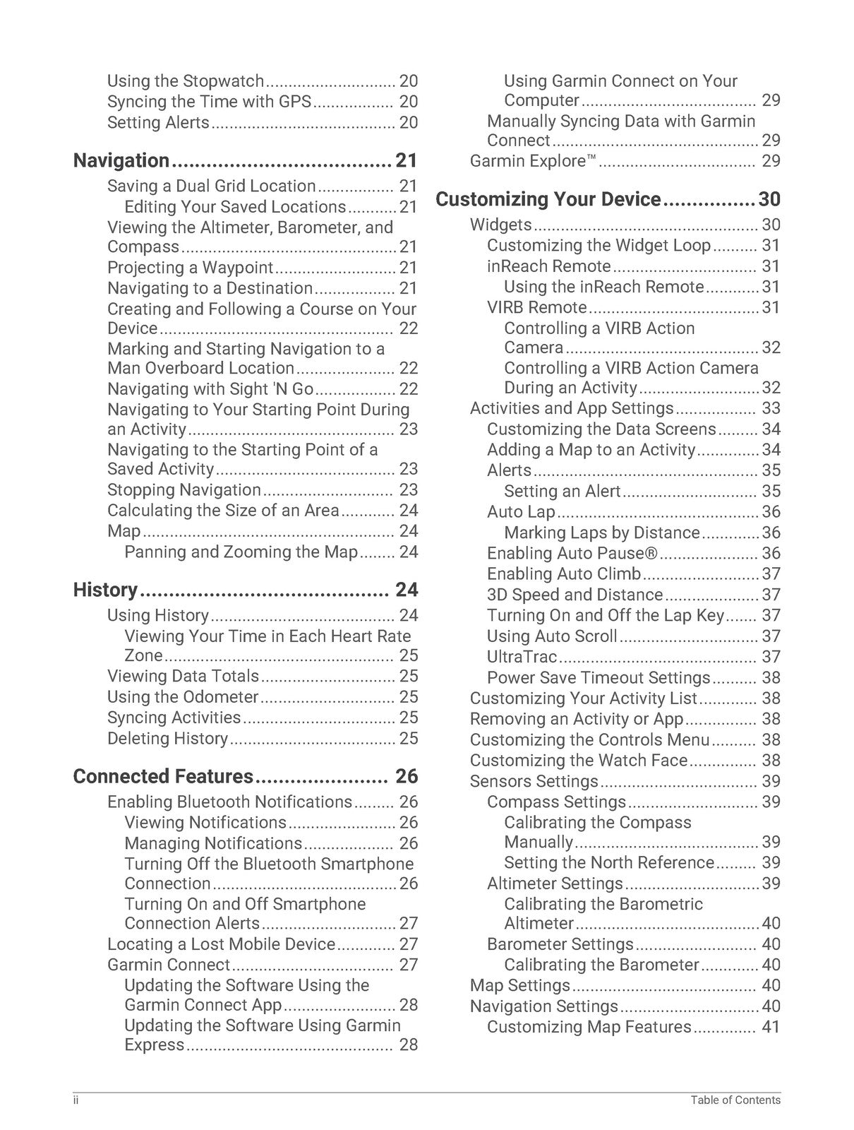 GARMIN Instinct Tactical Owners Manual 2019 - STEEL WIRE BOUND - TOUGH COVERS