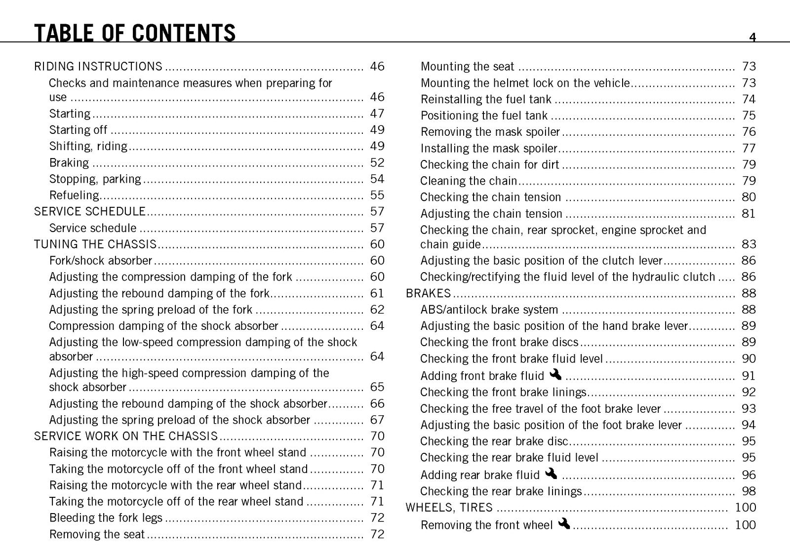 KTM 990 Supermoto T EU AUS UK FR Owners Manual 2012 - WIRE BOUND - TOUGH COVERS