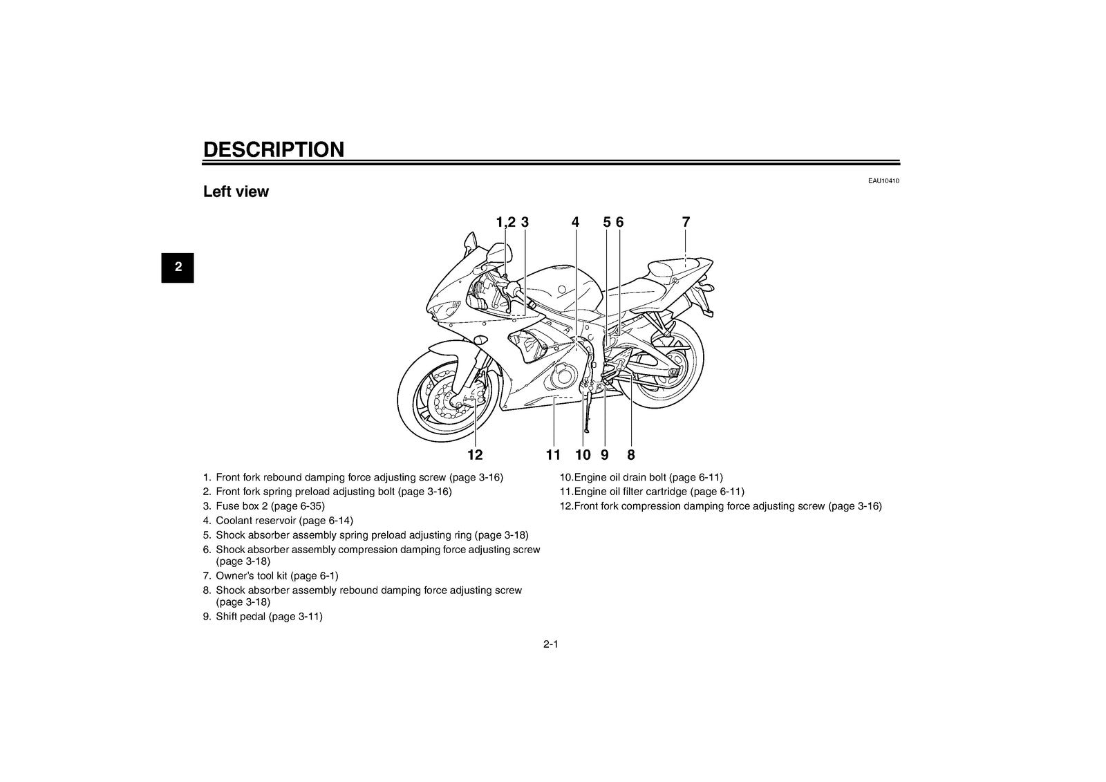 YAMAHA YZF-R6TC Motorcycle Owners Manual 2004 - WIRE BOUND - TOUGH COVERS
