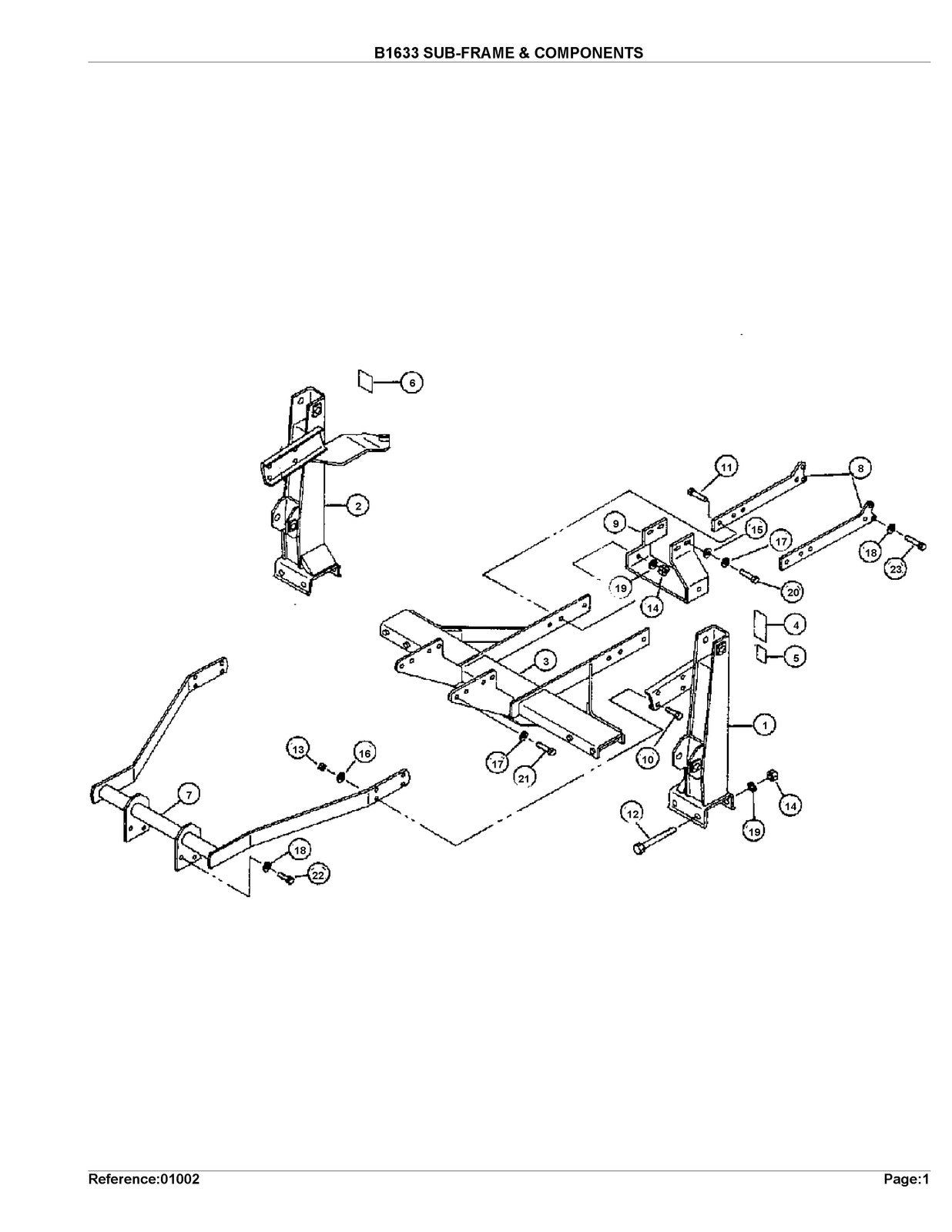 KUBOTA B1630 Loader Illustrated Parts List Manual - WIRE BOUND - TOUGH COVERS