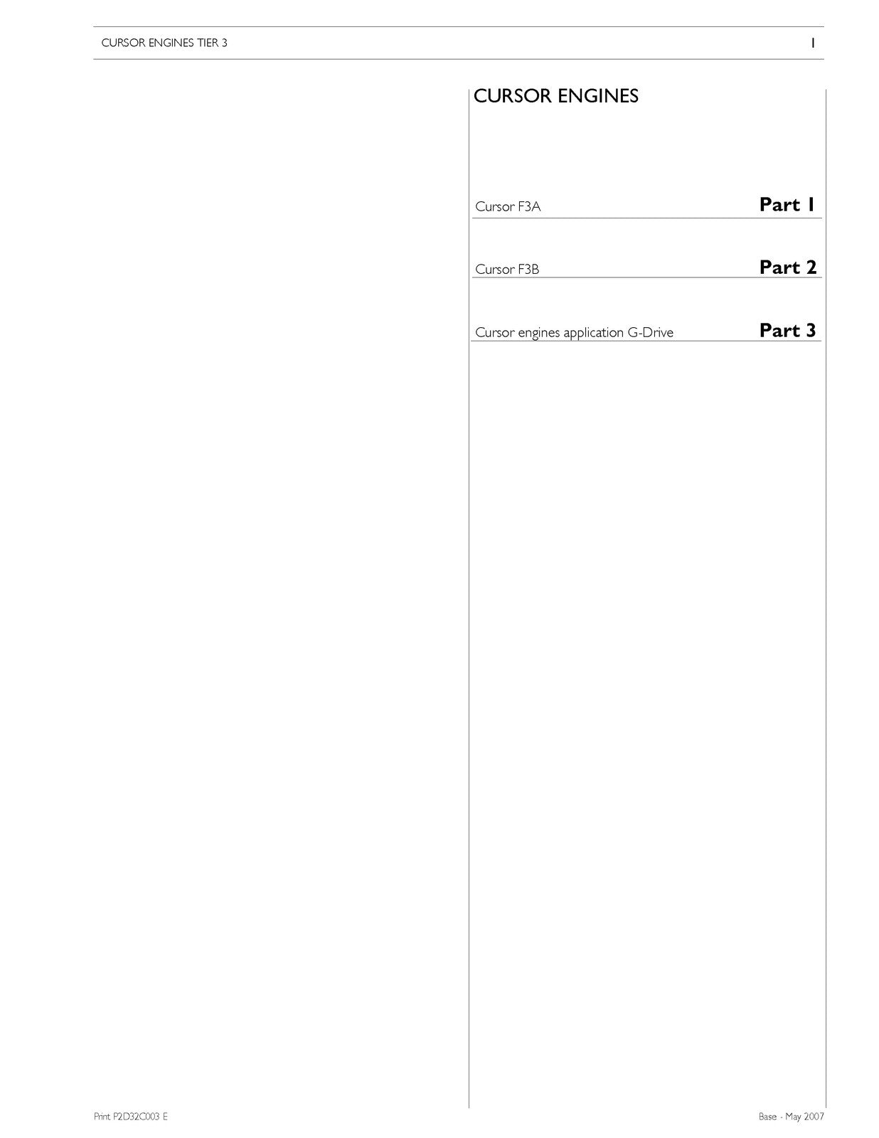 IVECO Cursor C10 C13 Tier 3 Technical And Repair Manual 2007 - WIRE BOUND