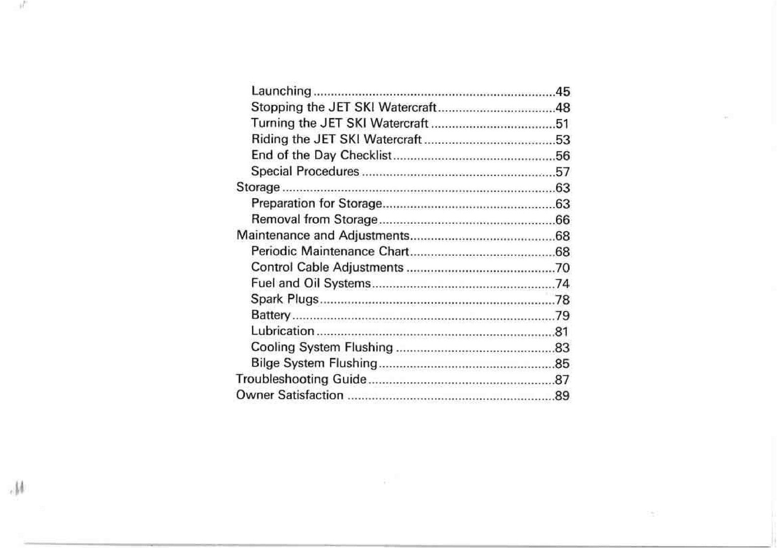 KAWASAKI JET SKI 750SXi Owners Manual 2 - STEEL WIRE BOUND - PROTECTIVE COVERS