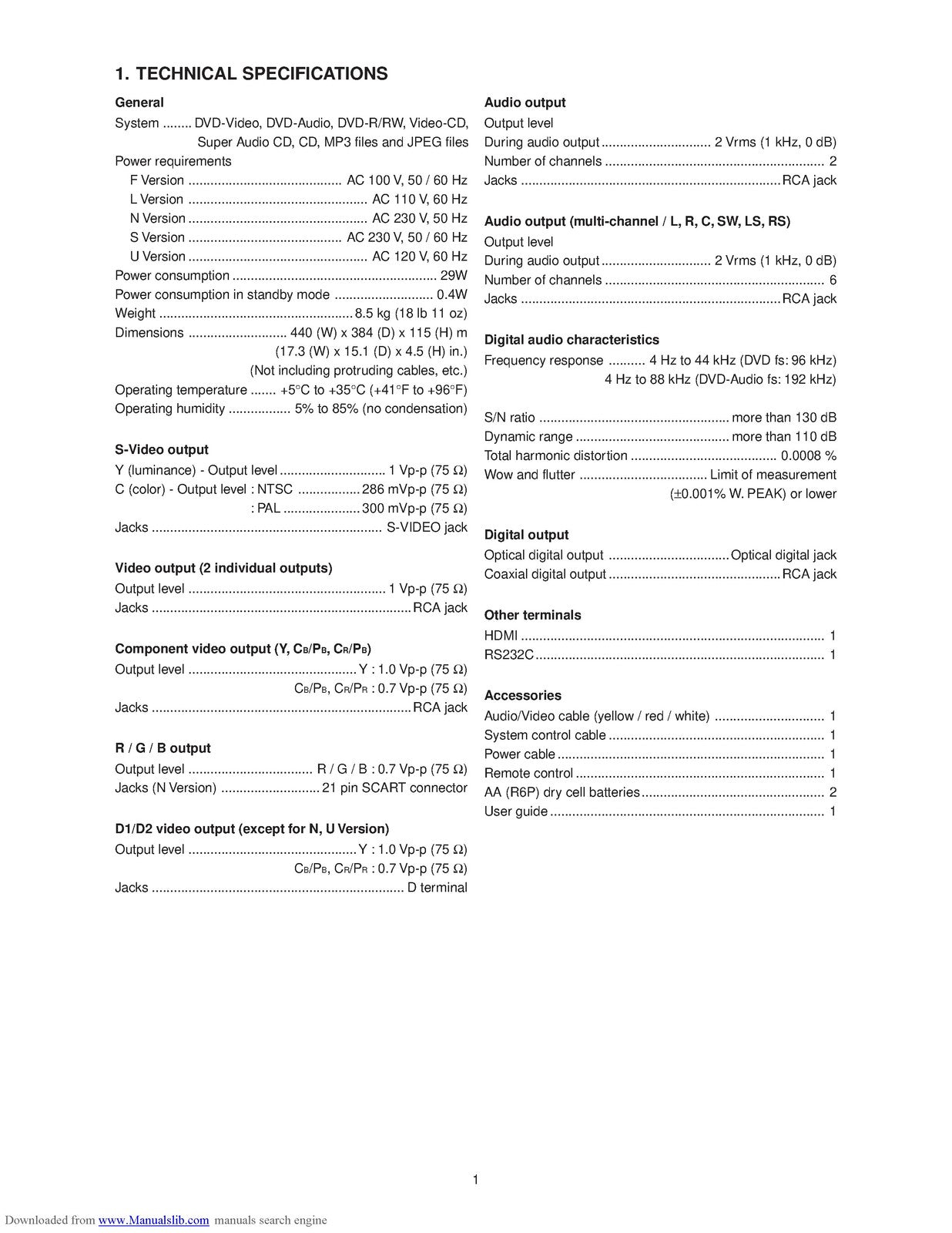 MARANTZ DV9500 Super Audio CD DVD Player Service Manual 2004 - WIRE BOUND
