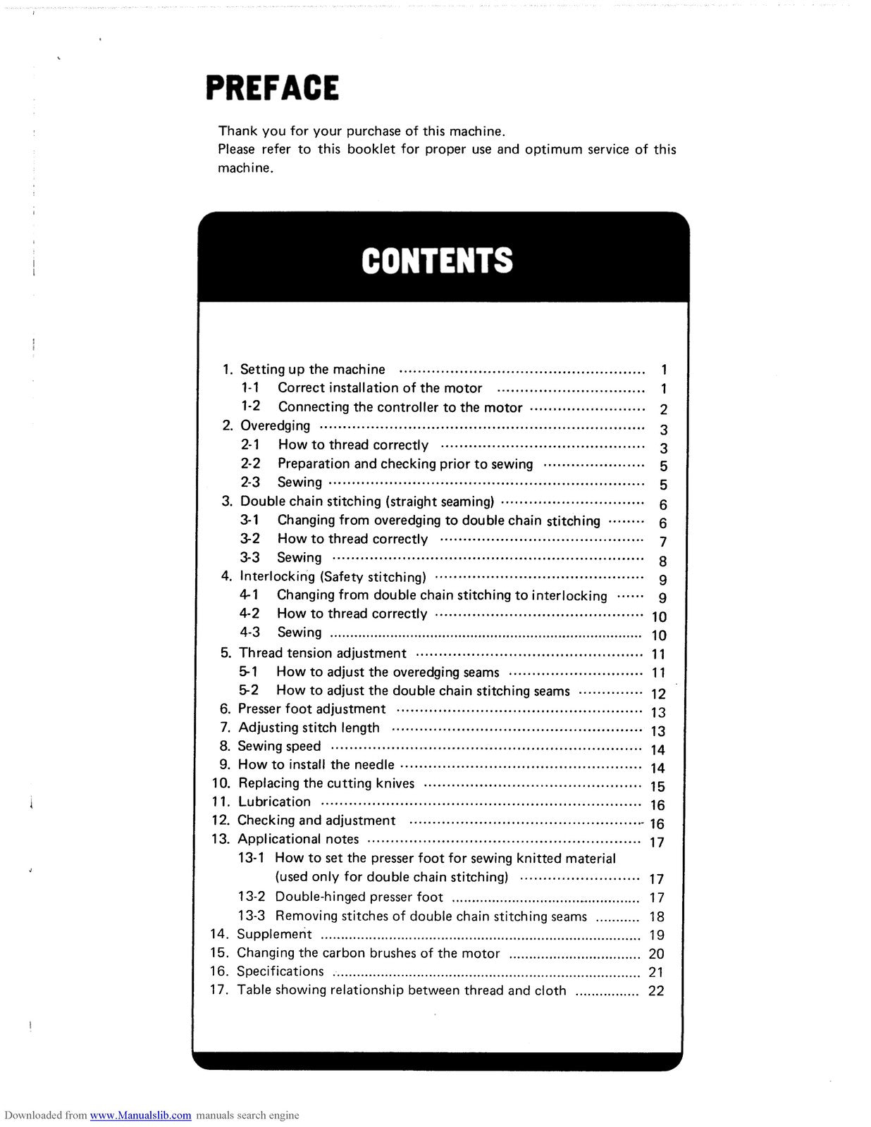 SINGER 10UJ13 Overlocker Instruction Manual - STEEL WIRE BOUND - TOUGH COVERS