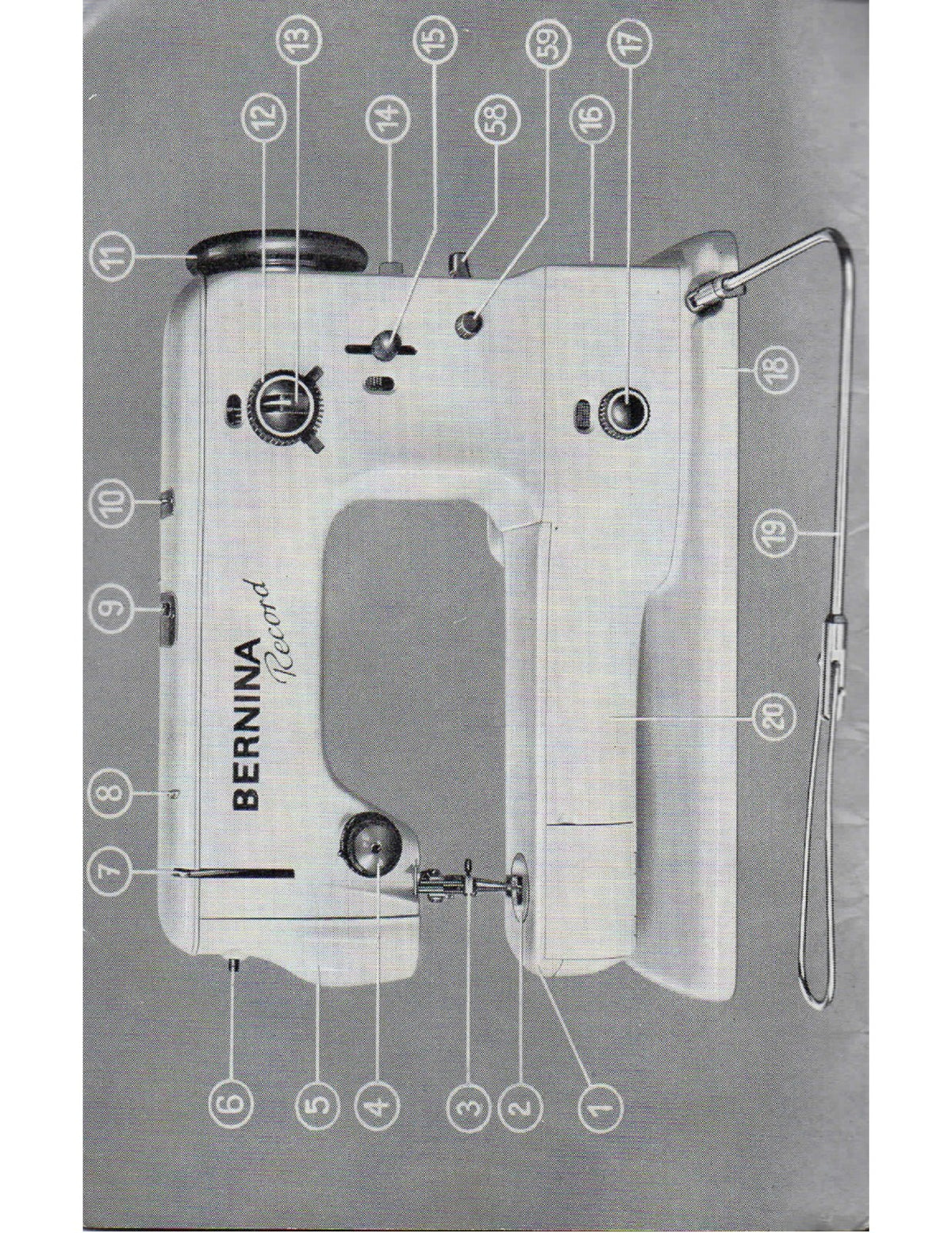 BERNINA 530 532 Instruction Book Manual - STEEL WIRE BOUND - PROTECTIVE COVERS