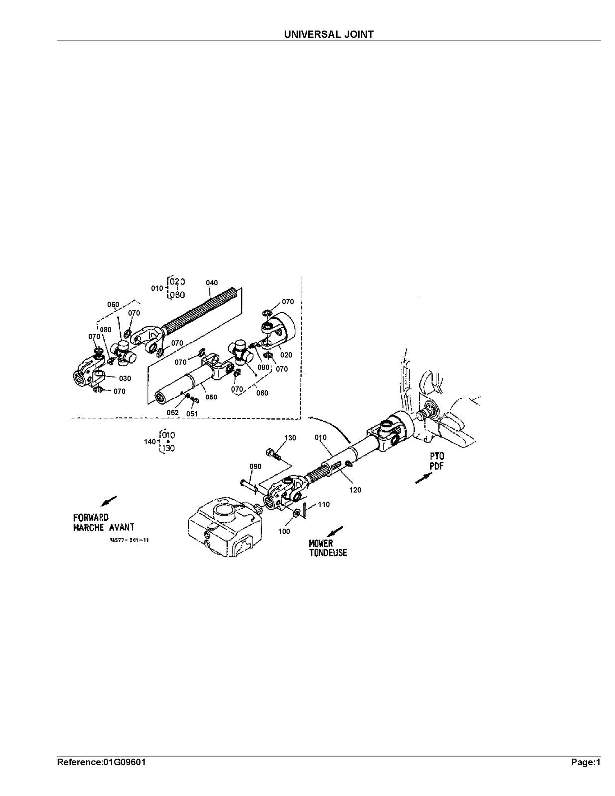 KUBOTA RC54-FZ21 Parts Manual - STEEL WIRE BOUND - PROTECTIVE COVERS