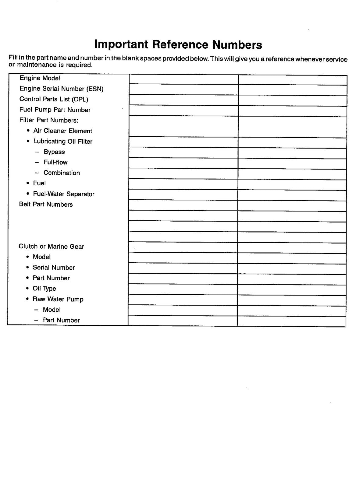 CUMMINS QSK19 Quantum Engine Operation And Maintenance Manual 1996 - WIRE BOUND