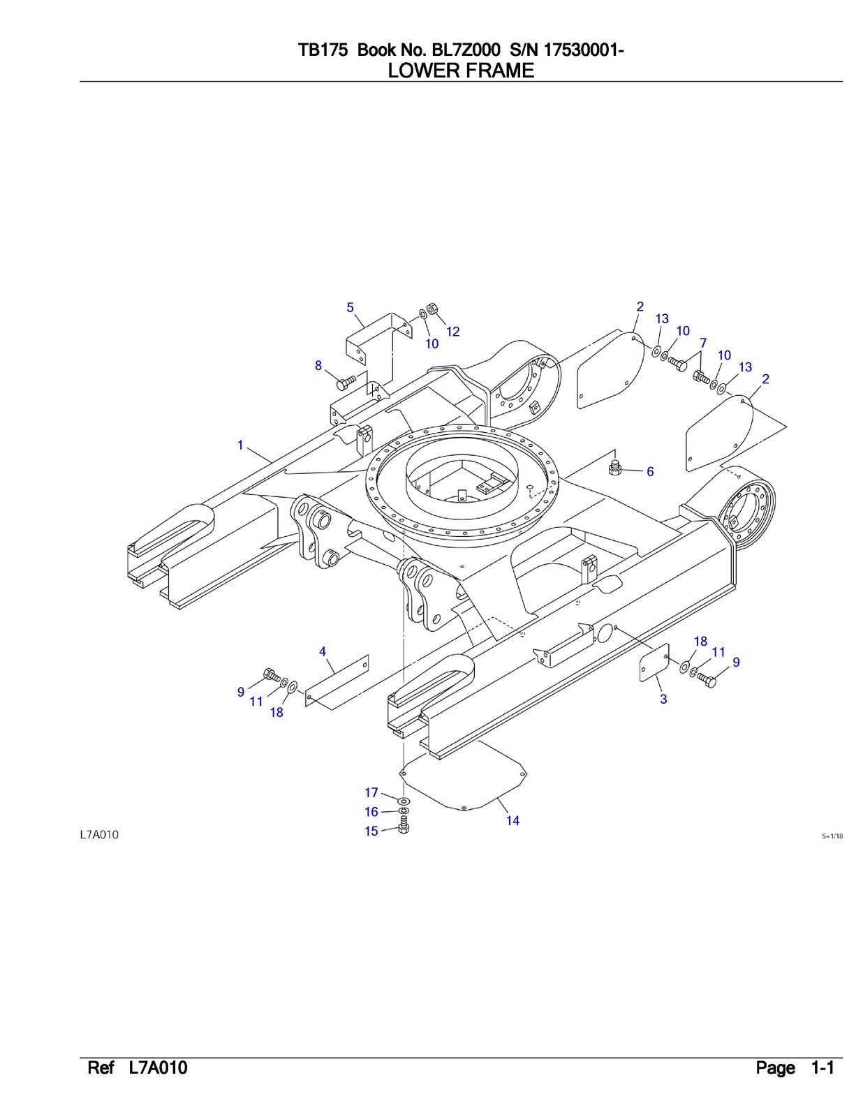 TAKEUCHI TB175 Parts Manual - STEEL WIRE BOUND PROTECTIVE COVERS