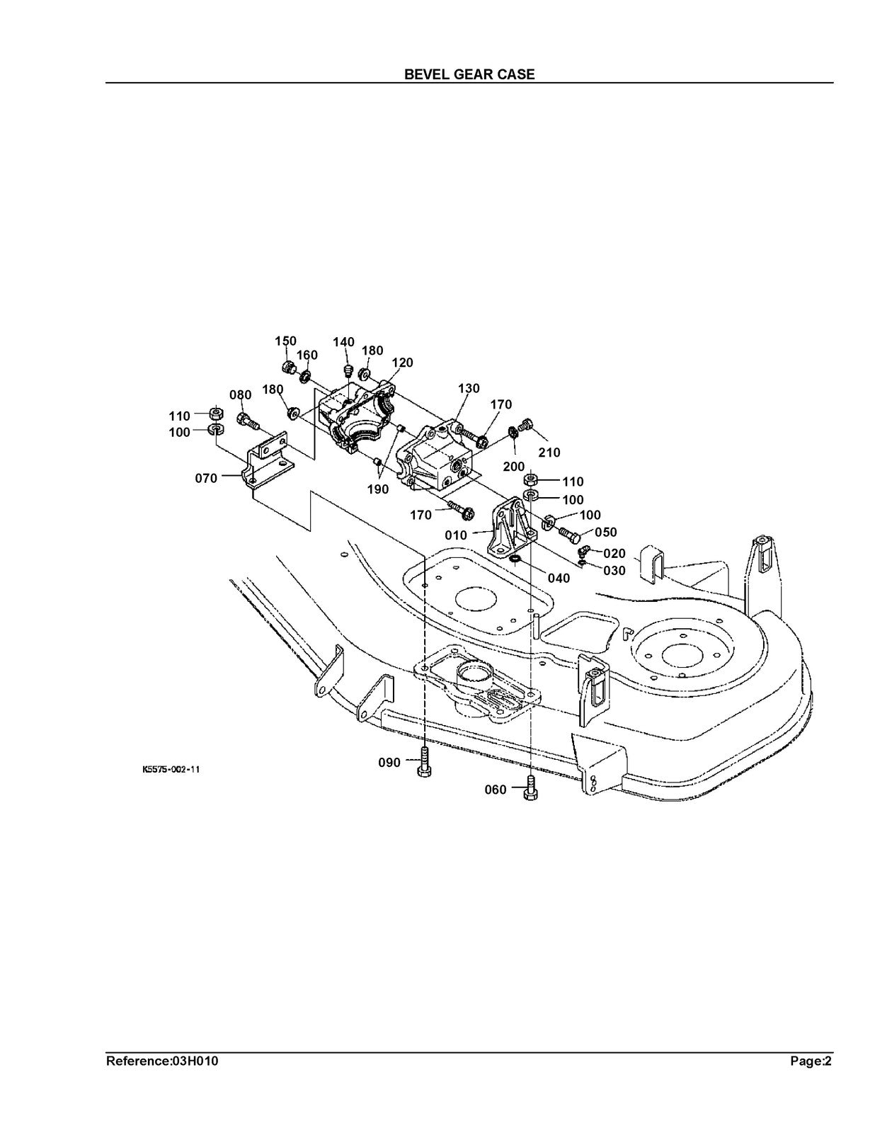 KUBOTA RCK54GR Parts Manual - STEEL WIRE BOUND - PROTECTIVE COVERS