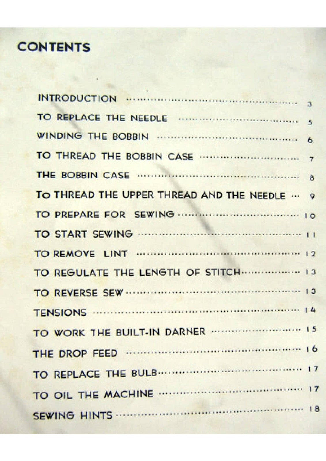 HARRIS Sewing Machine Instruction Manual - STEEL WIRE BOUND - PROTECTIVE COVERS