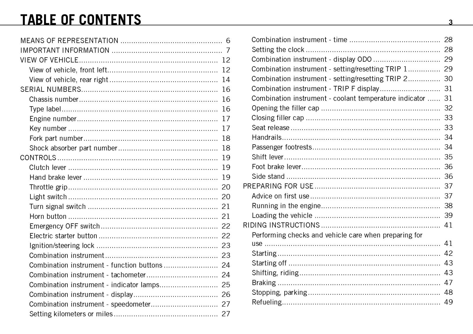 KTM 690 SMC EU AUS UK Owners Manual 2011 - STEEL WIRE BOUND - PROTECTIVE COVERS