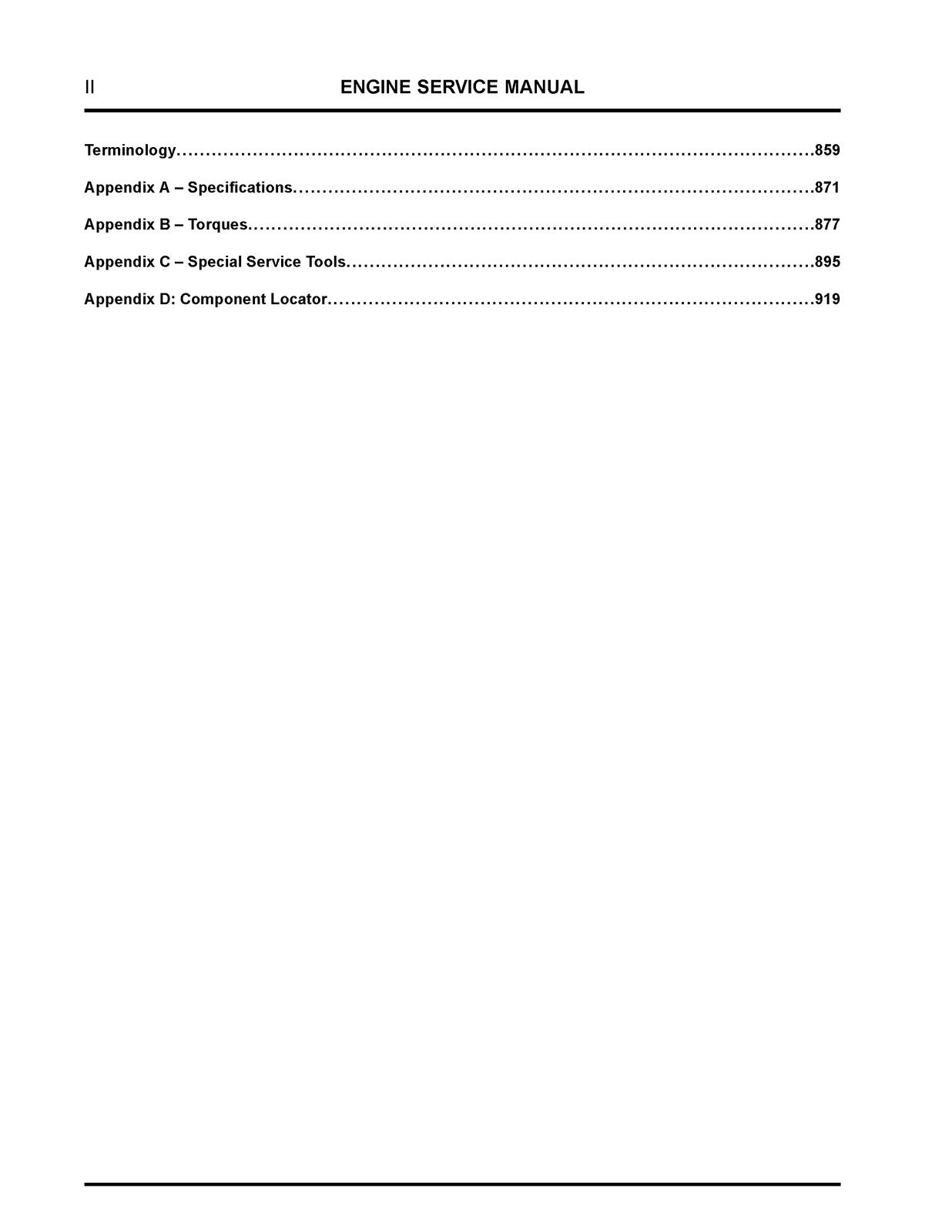 INTERNATIONAL N13 EPA10 SCR Engine Service Manual 2015 - WIRE BOUND - COVERS