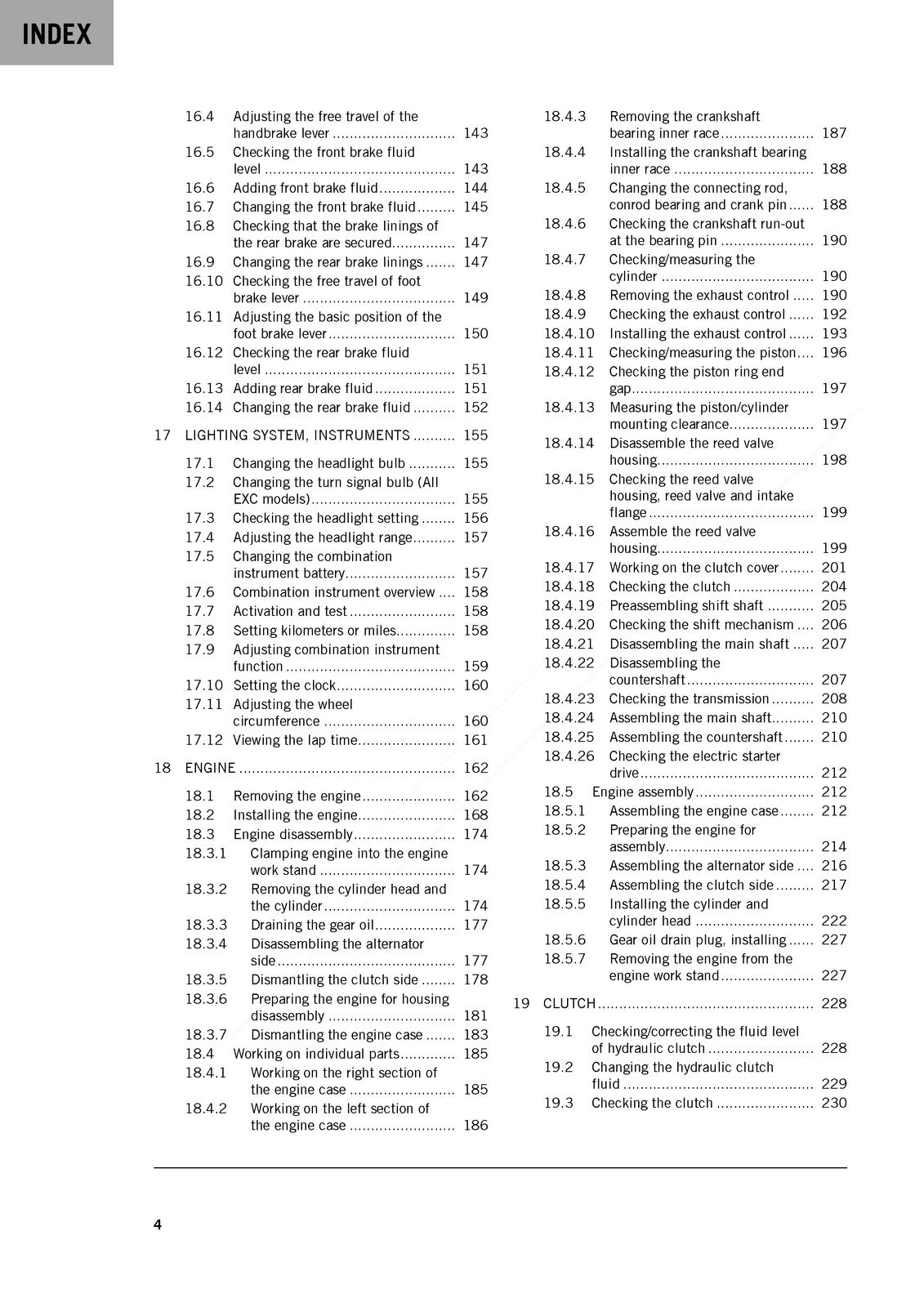 KTM 250 300 EXC XC-W Six Days TBI Repair Manual 2024 - WIRE BOUND - TOUGH COVERS