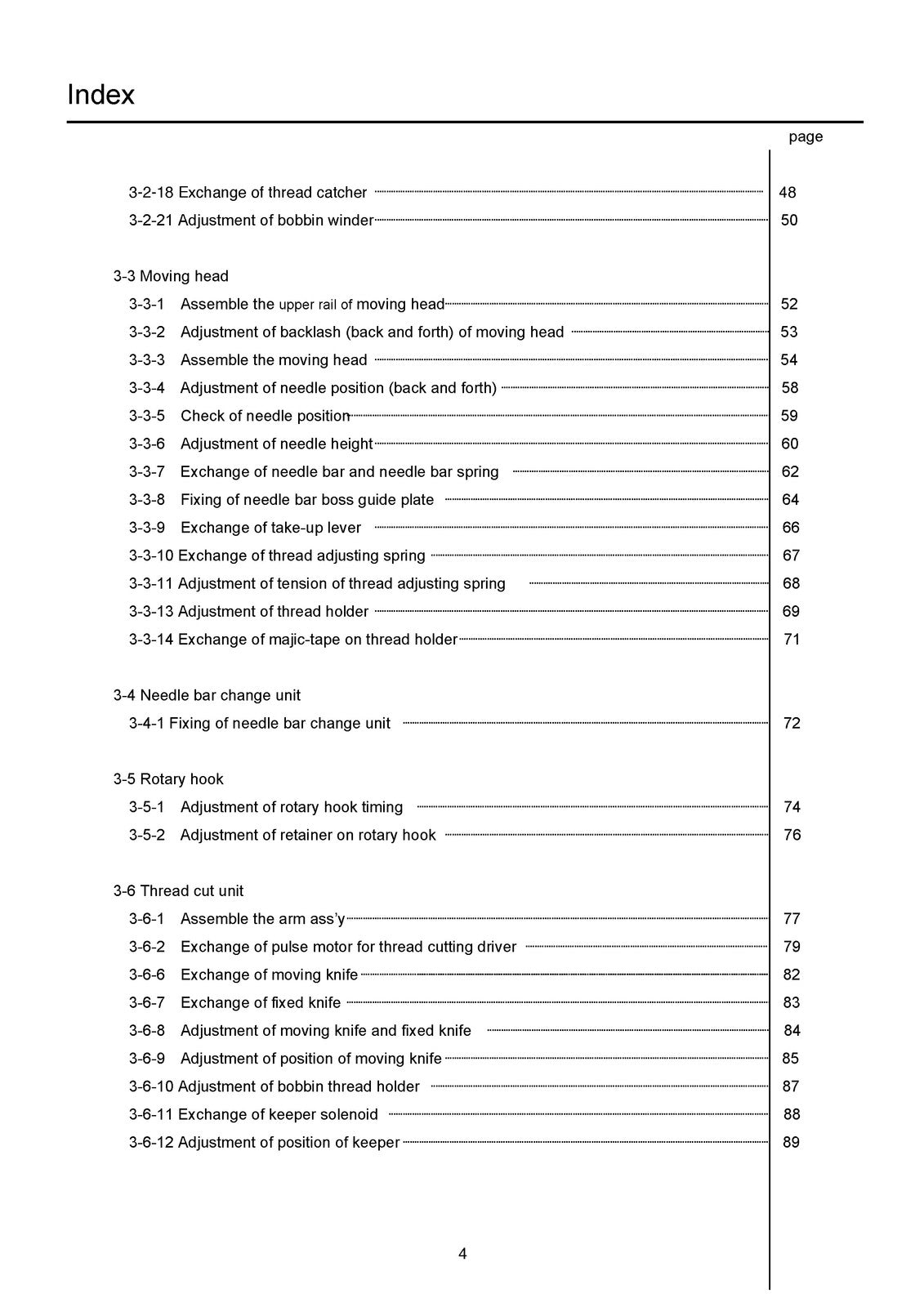 HAPPY HCH-701-30 Embroidery Machine Maintenance Manual - WIRE BOUND - COVERS