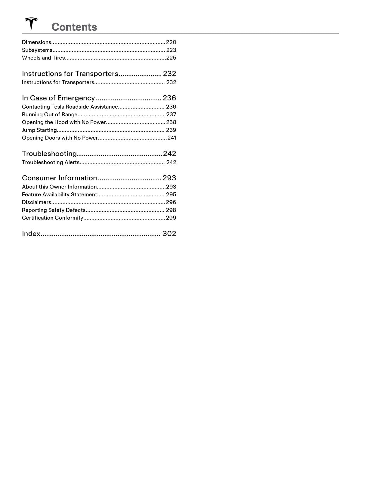 TESLA Model X Owners Manual 2024 - STEEL WIRE BOUND - PROTECTIVE COVERS