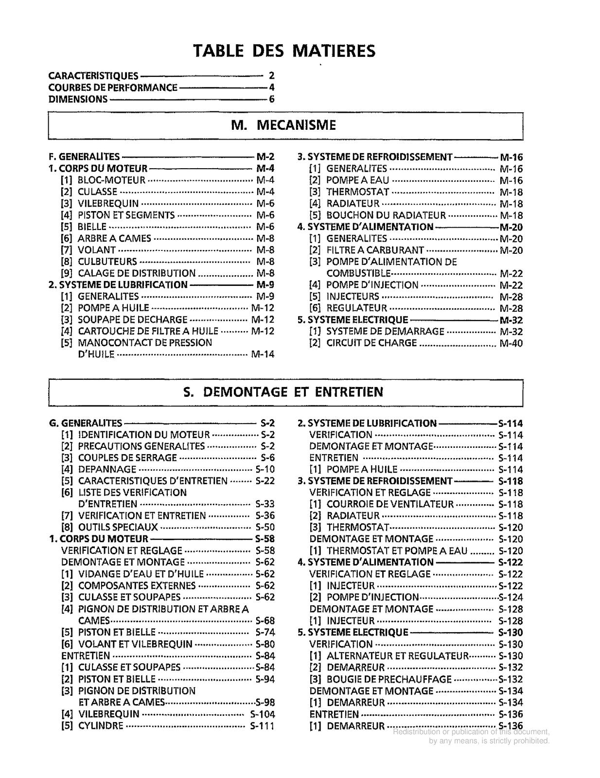 KUBOTA 68mm Stroke Series Diesel Engine Workshop Manual 2000 - WIRE BOUND