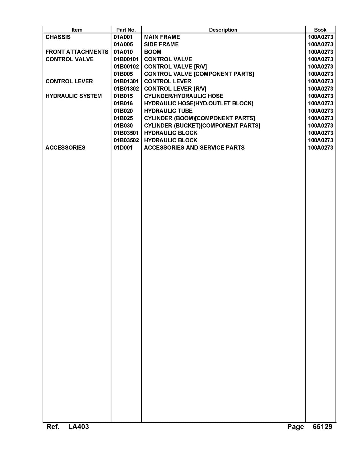 KUBOTA LA403 Loader Illustrated Parts List Manual - WIRE BOUND - TOUGH COVERS