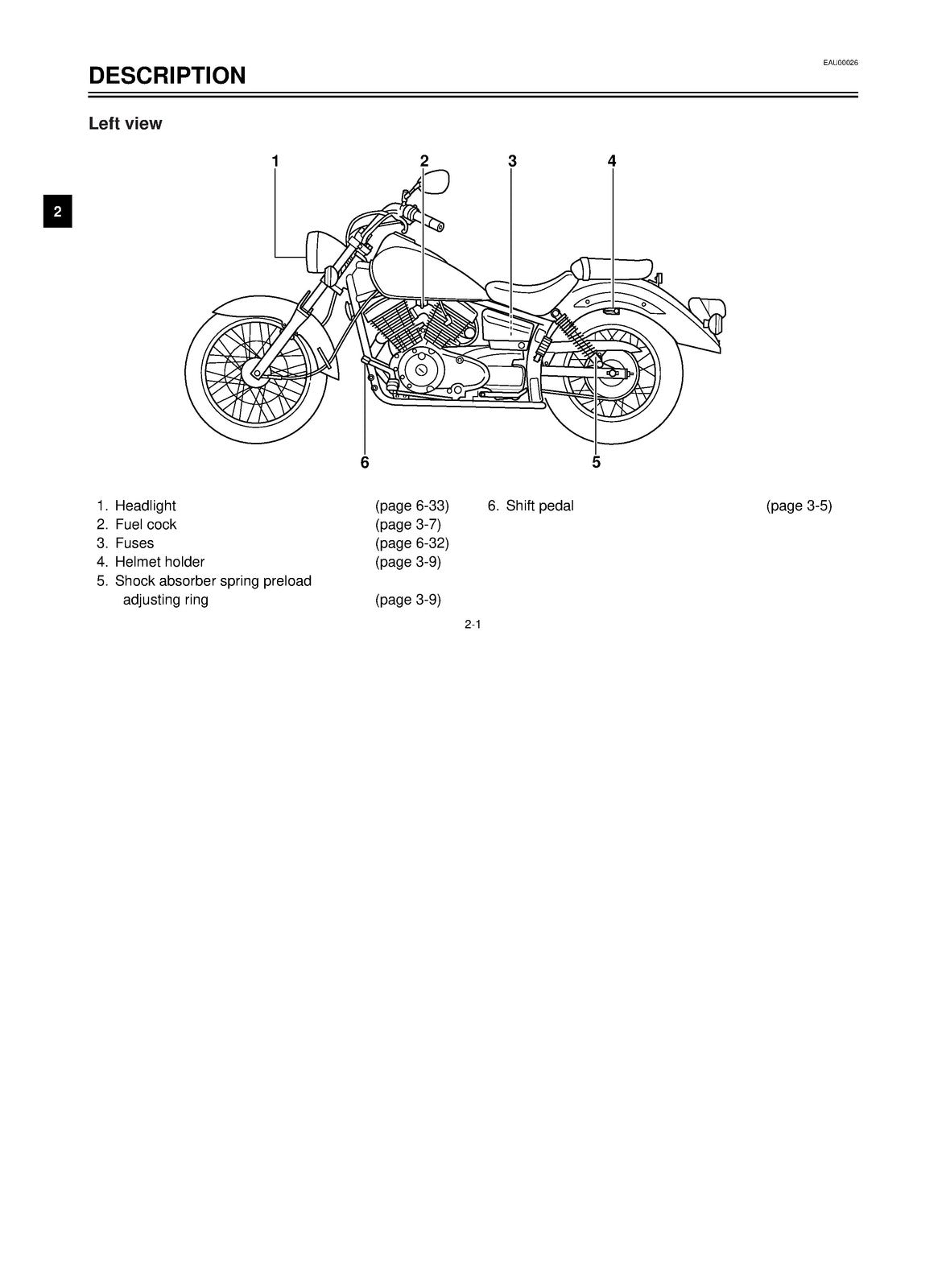 YAMAHA XVS125 Motorcycle Owners Manual 2000 - STEEL WIRE BOUND - TOUGH COVERS