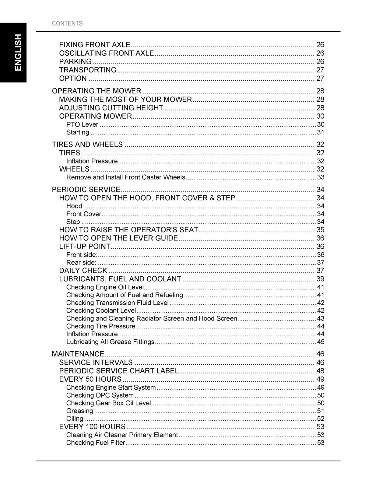 KUBOTA ZD1011 ZD1021 Zero Turn Operators Manual - WIRE BOUND - TOUGH COVERS