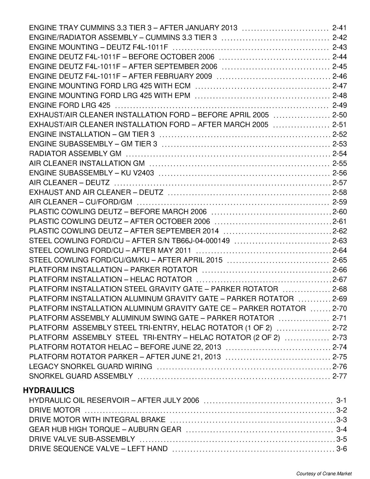 TEREX TB66J Boom Lift Parts Manual - BOUND - COVERS - XL FOLDOUT PAGES