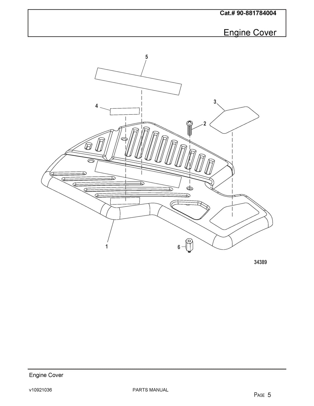 MERCURY MERCRUISER 496 MAG Sterndrive Parts Manual - WIRE BOUND - TOUGH COVERS