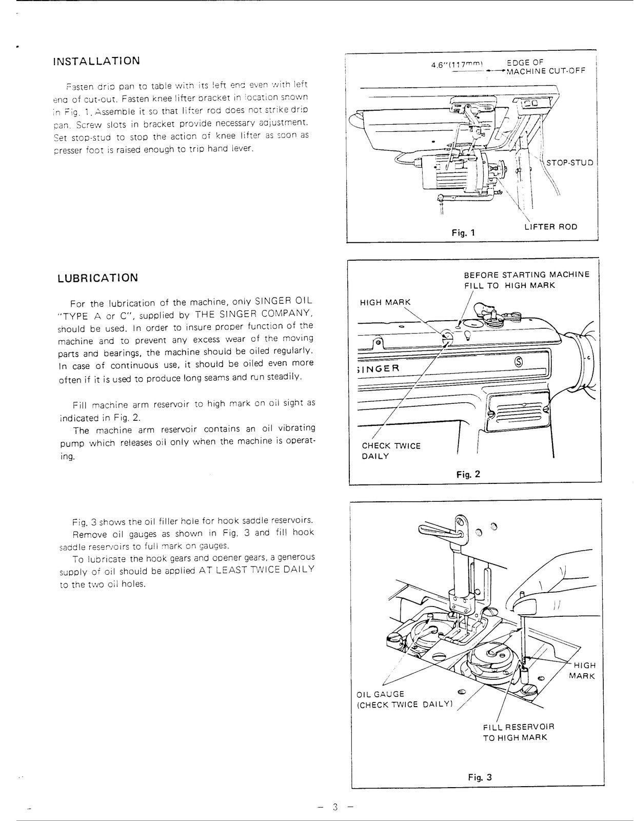 SINGER 212U141 Sewing Machine Service Manual - STEEL WIRE BOUND - TOUGH COVERS