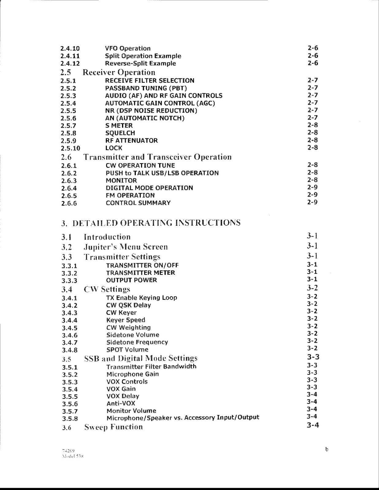 TEN TEC Jupiter 538 User Manual - STEEL WIRE BOUND - PROTECTIVE COVERS