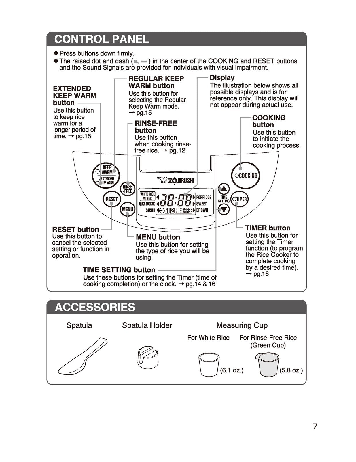 ZOJIRUSHI NP-KAC10 18 Induction Heating Rice Operating Instructions Manual