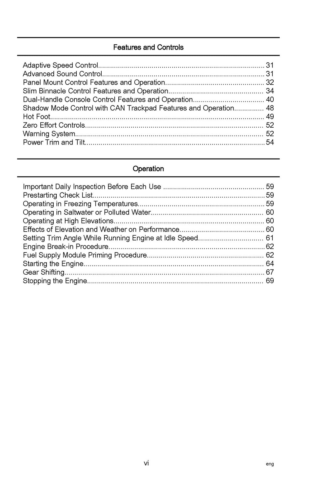 MERCURY VERADO V8, SeaPro V8 Operation Manual 2018 - WIRE BOUND - COVERS