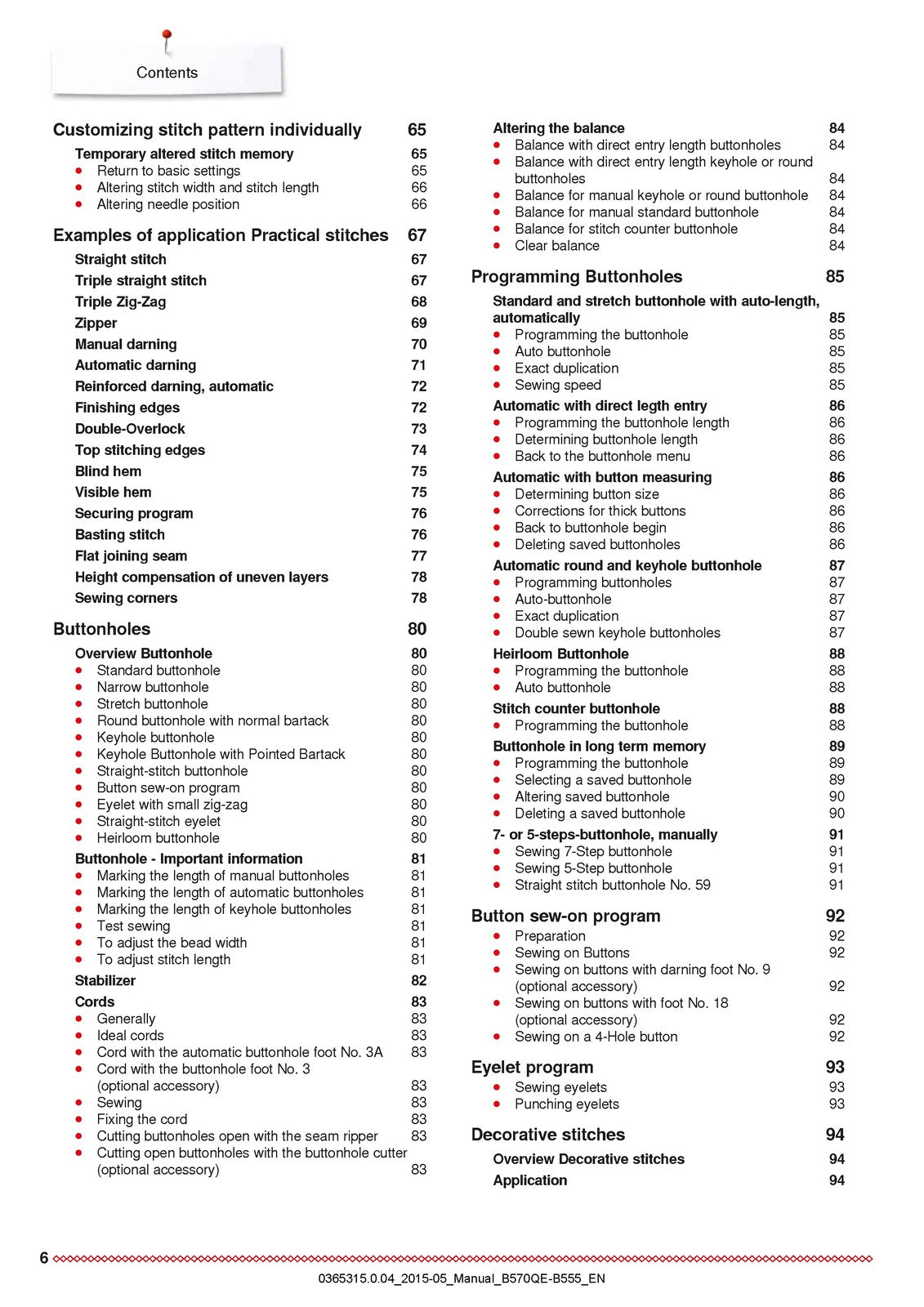 BERNINA 555 570QE Sewing Machine Manual - STEEL WIRE BOUND - PROTECTIVE COVERS