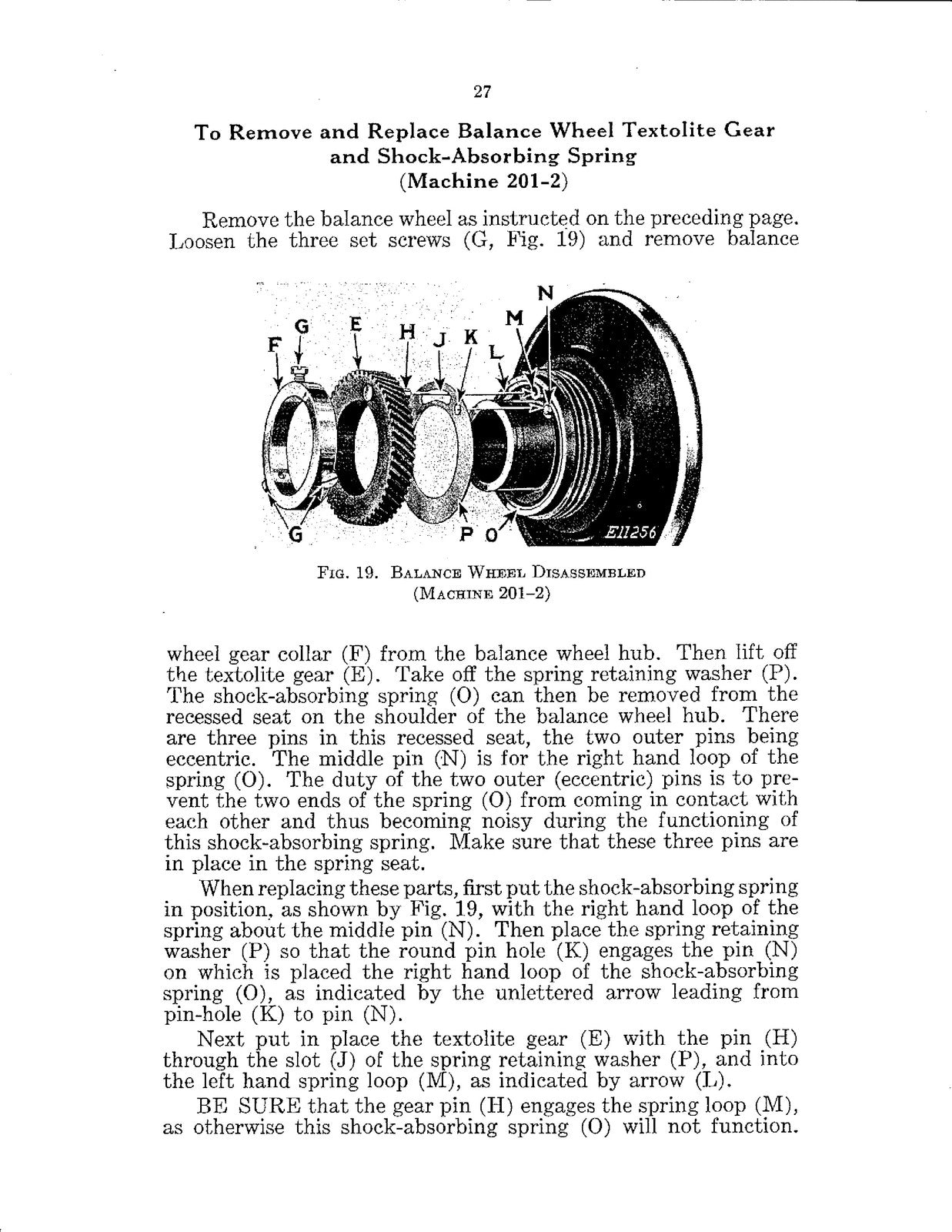 SINGER Class 201 1200 Sewing Machine Service Manual - WIRE BOUND - TOUGH COVERS