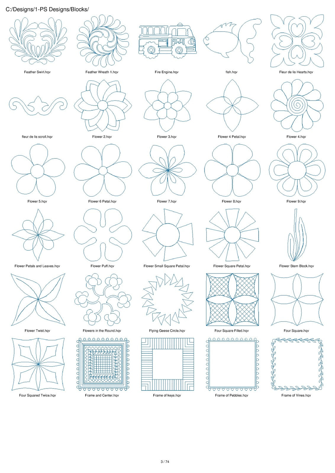 PROSTITCHER Premium Designs Catalog Manual - STEEL WIRE BOUND - TOUGH COVERS
