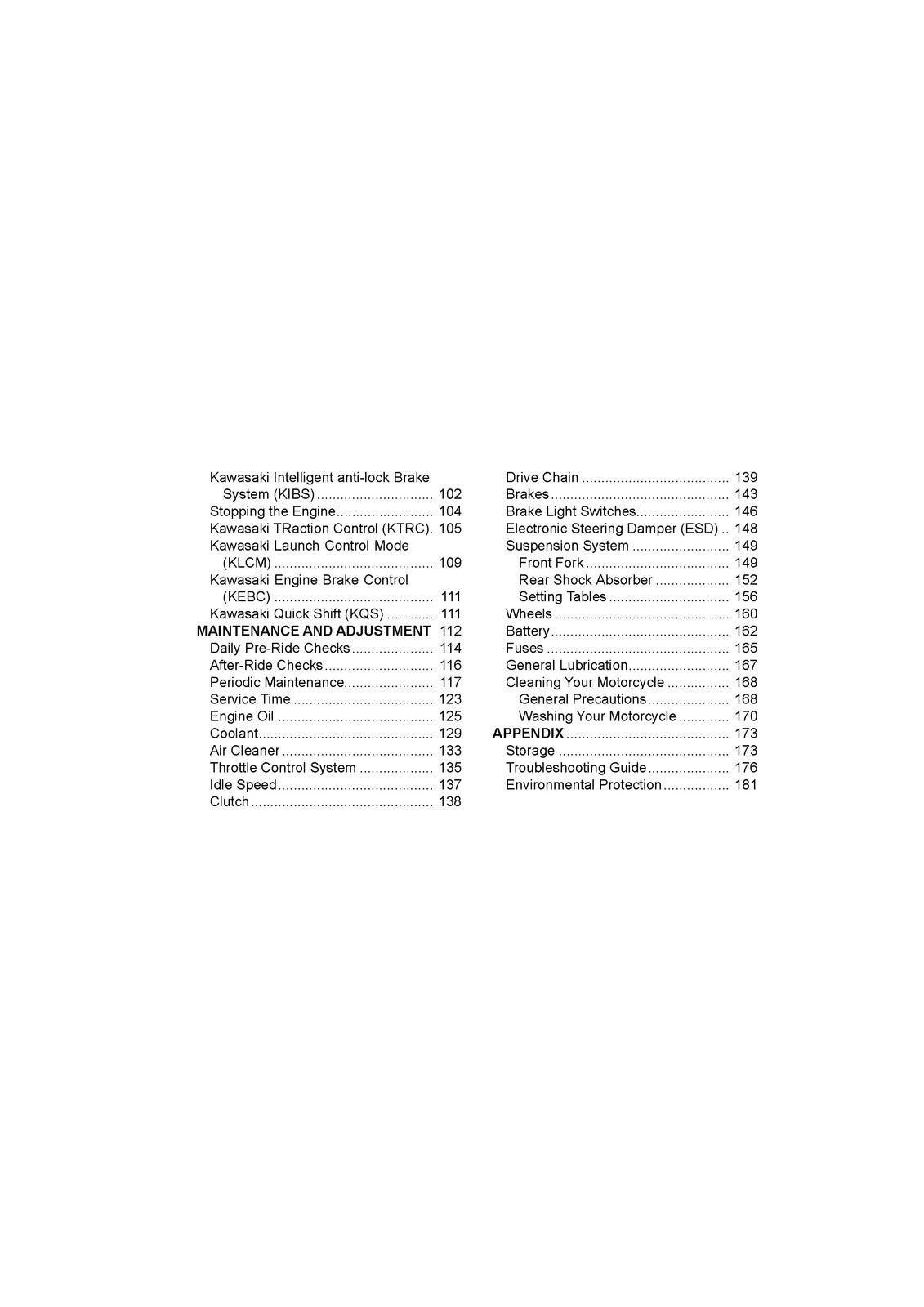 KAWASAKI Ninja H2R Motorcycle Owners Manual 2015 - WIRE BOUND - TOUGH COVERS