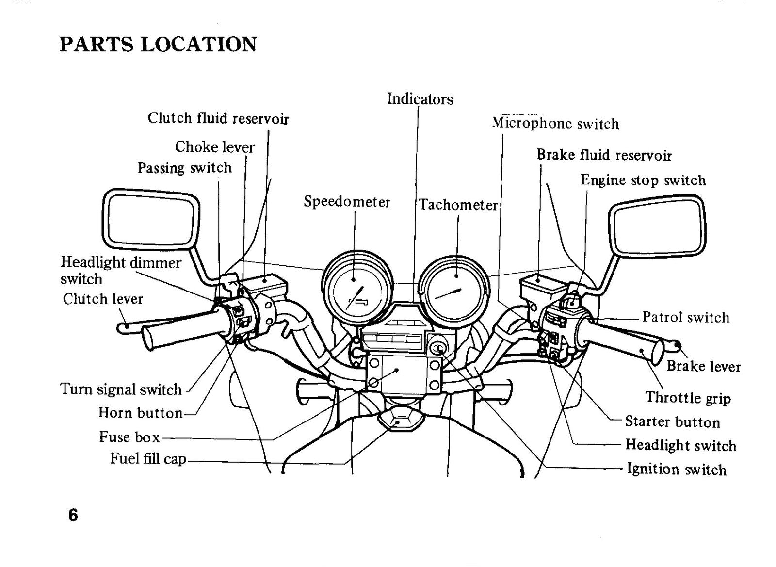 HONDA CBX750P Owners Manual 1997 - BOUND - COVERS - XL FOLDOUT PAGES