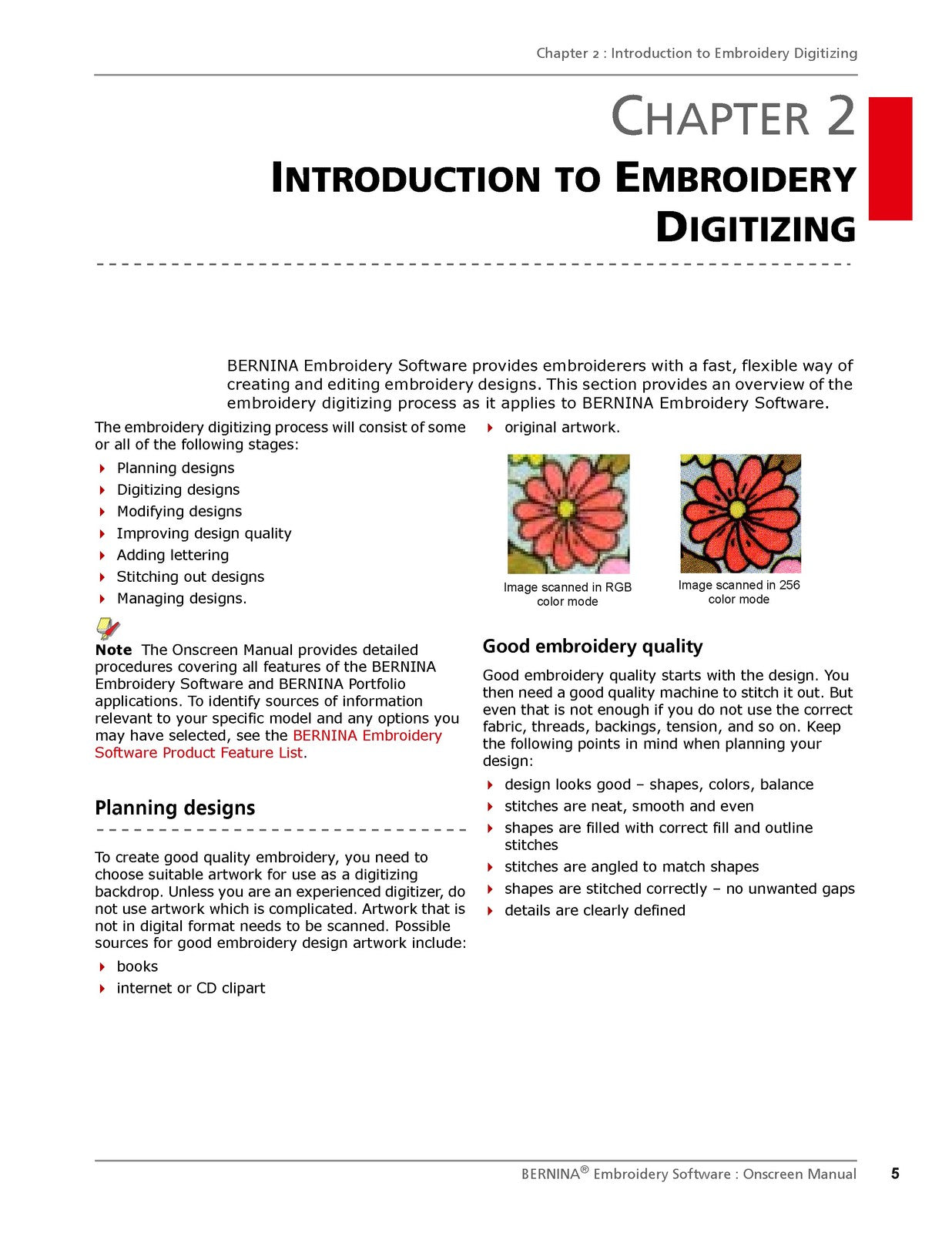 BERNINA Embroidery Software 6 EditorPlus DesignerPlus User Manual, BOUND, COVERS