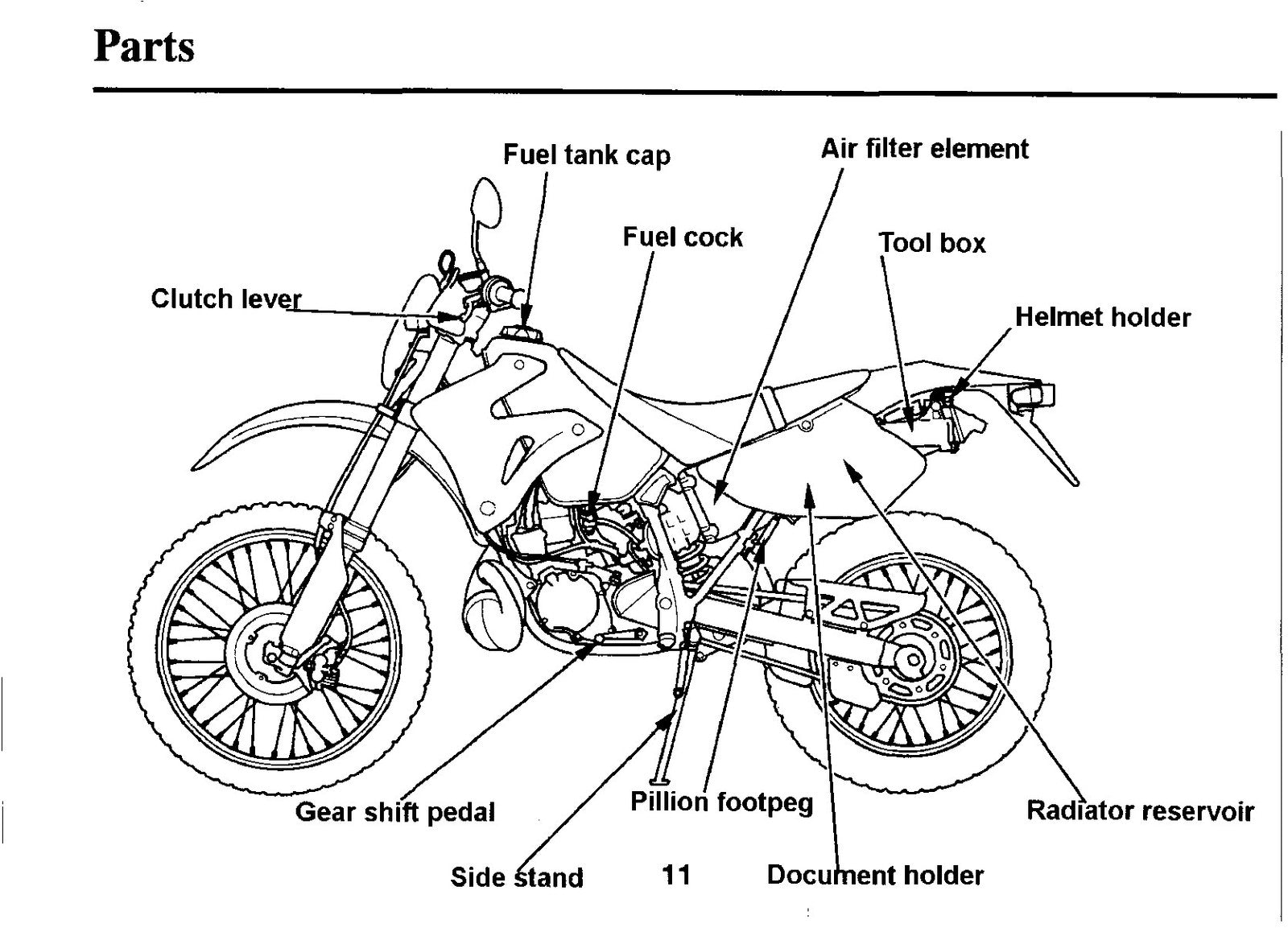 HONDA CRM250AR Motorcycle Owners Manual - STEEL WIRE BOUND - PROTECTIVE COVERS