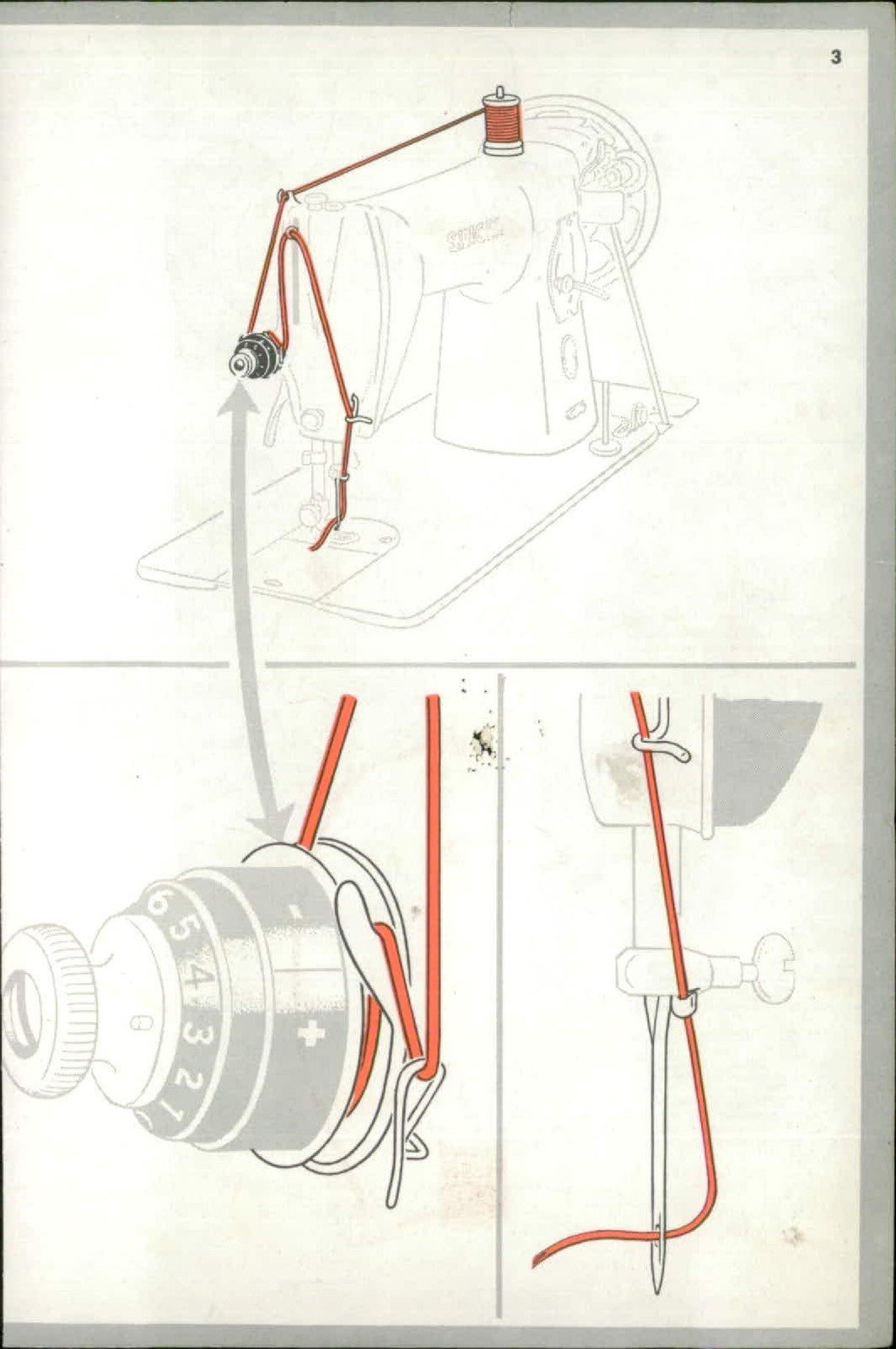 SINGER 15M Sewing Machine Instruction Manual - STEEL WIRE BOUND - TOUGH COVERS