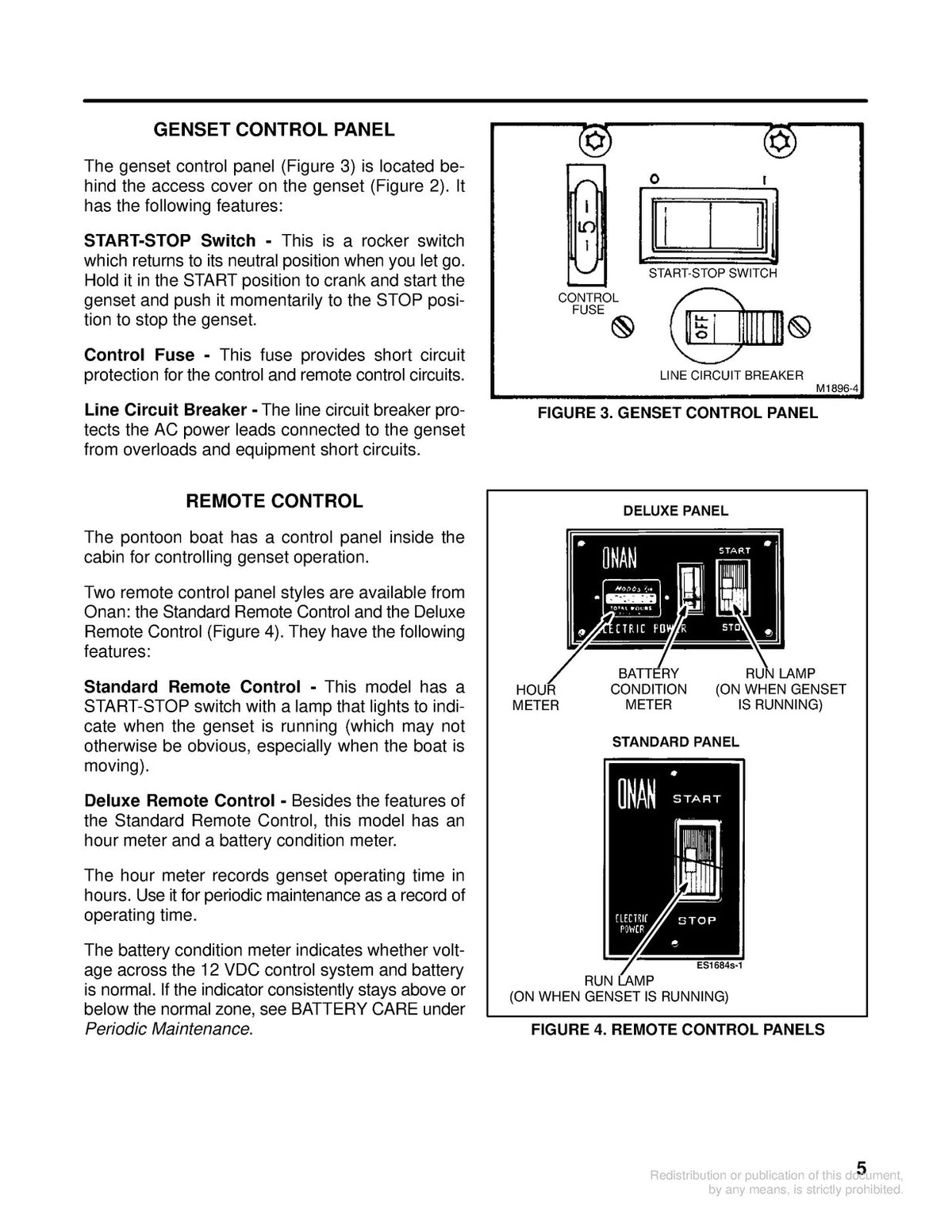 ONAN Tracker Marine Series 4000 KY Genset Operators Manual 1997 - WIRE BOUND