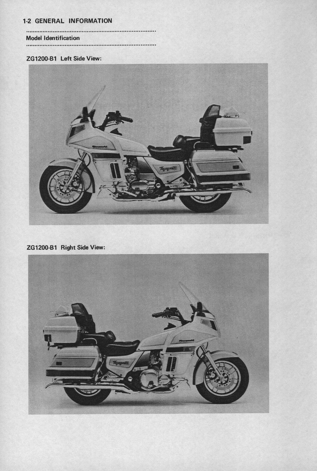 KAWASAKI Voyager XII Motorcycle Service Manual Supplement - WIRE BOUND - COVERS
