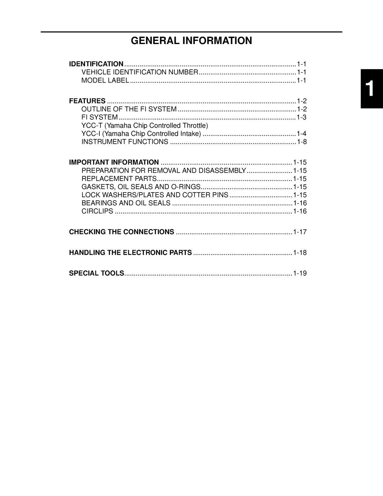 YAMAHA YZF-R1 YZFR1Y Motorcycle Service Manual 2009 - BOUND - COVERS - FOLDOUTS