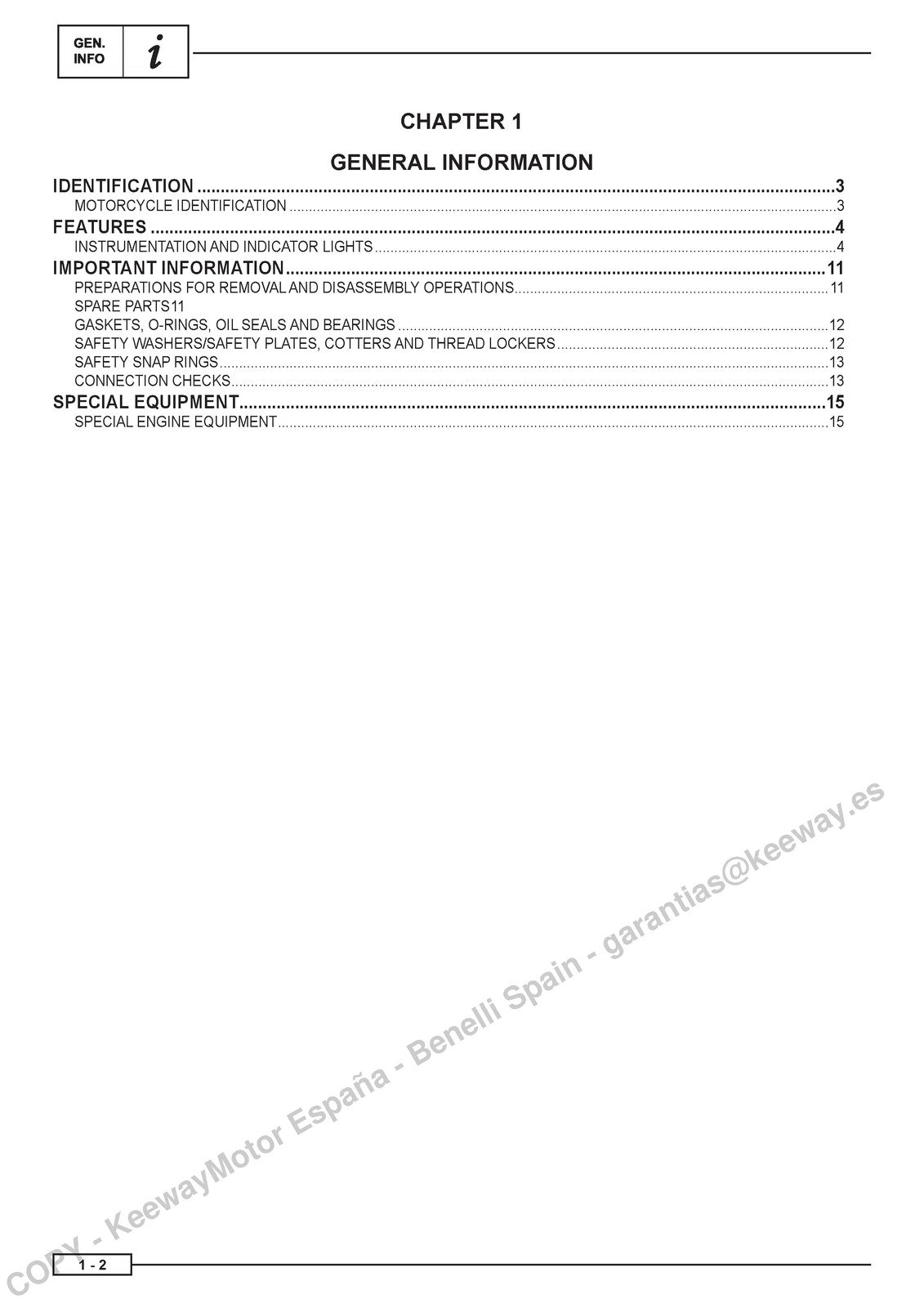 BENELLI TRK 702 702 X Workshop Manual - STEEL WIRE BOUND - PROTECTIVE COVERS