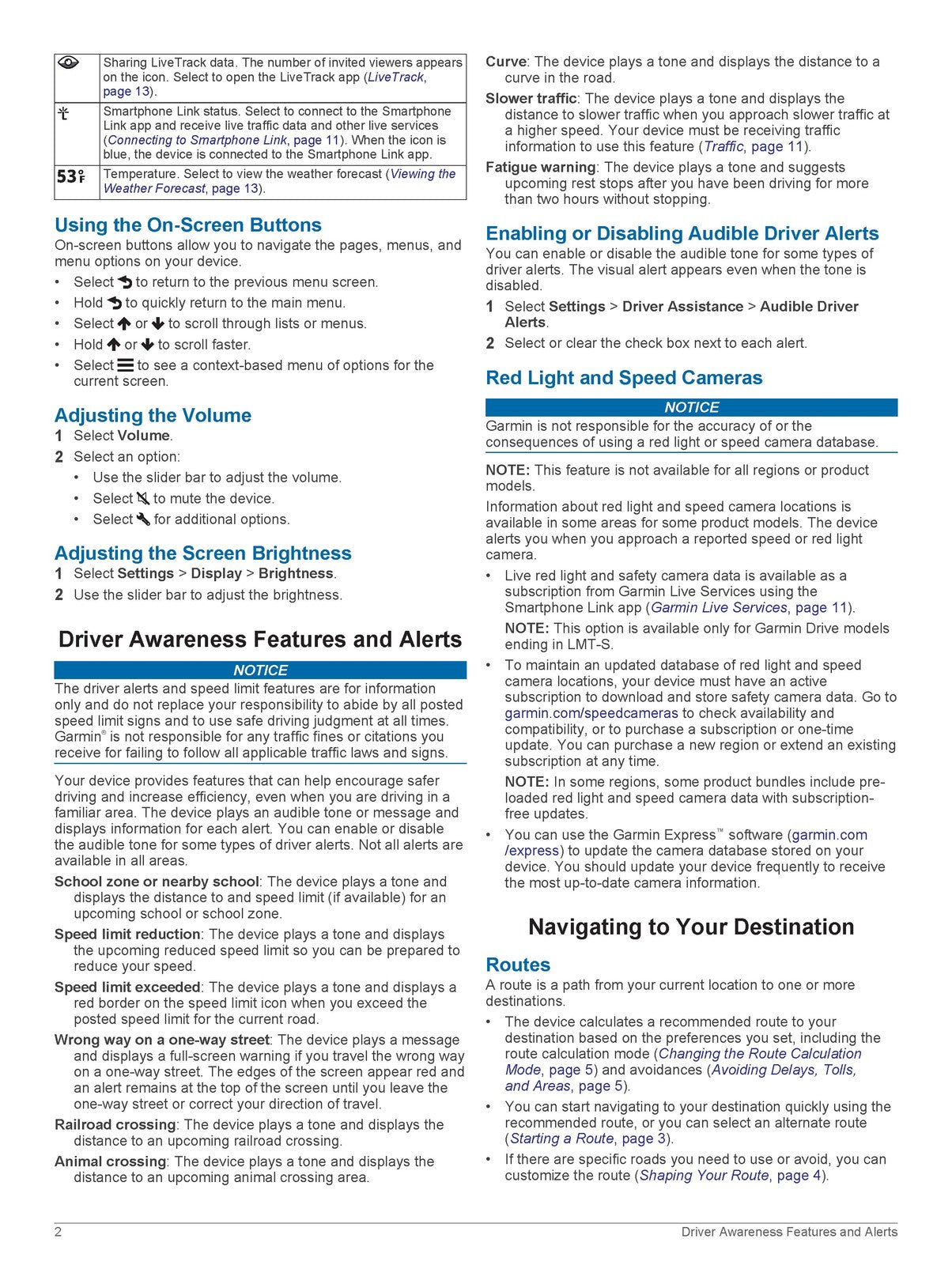 GARMIN Drive 51 5S 61 Owners Manual 2017 - STEEL WIRE BOUND - PROTECTIVE COVERS