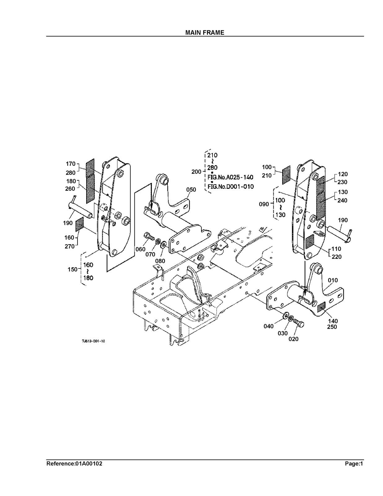 KUBOTA LA240 Loader Illustrated Parts List Manual - WIRE BOUND - TOUGH COVERS