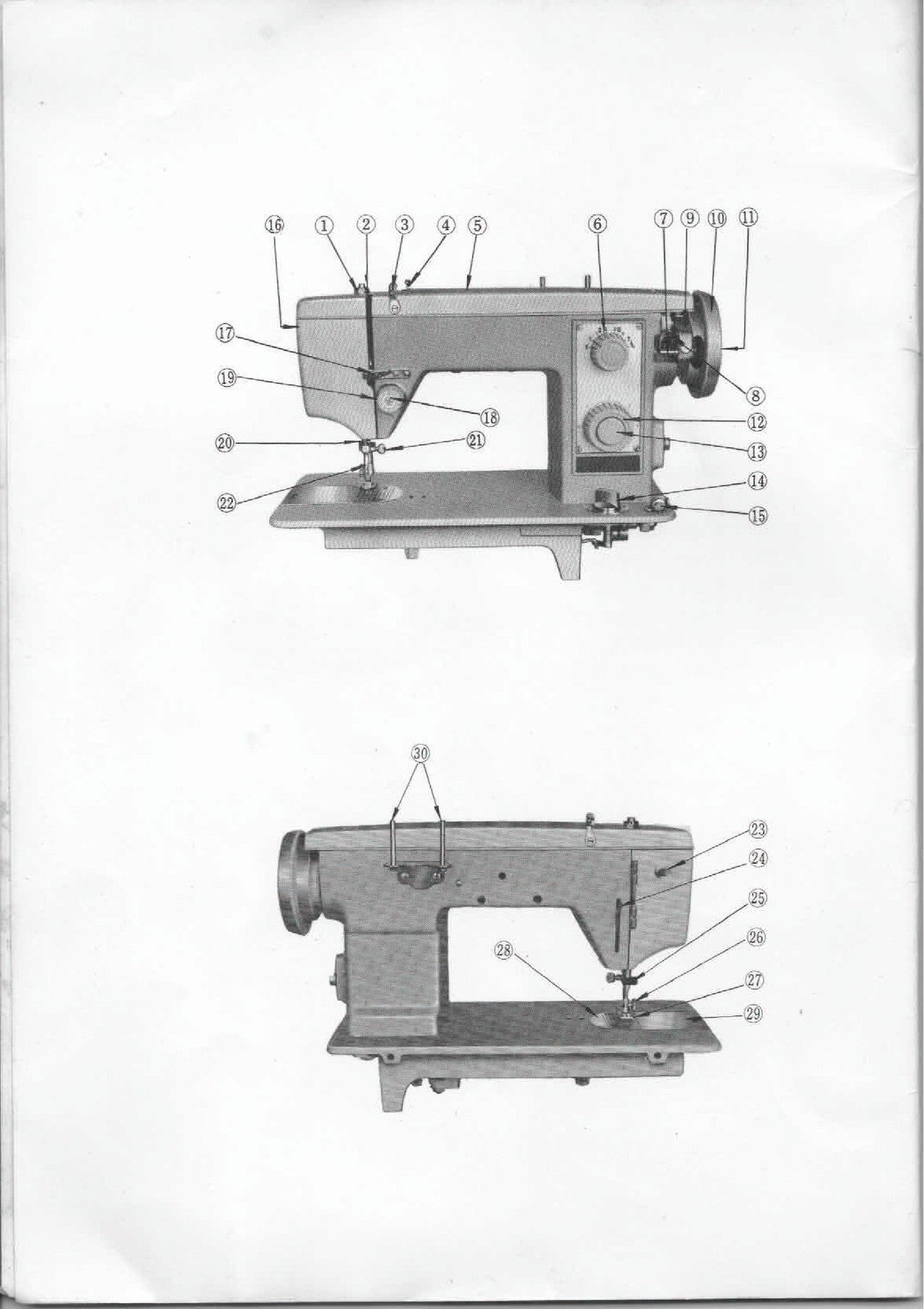 ALFA 475 Zig-Zag Sewing Machine Instruction Manual - WIRE BOUND - TOUGH COVERS