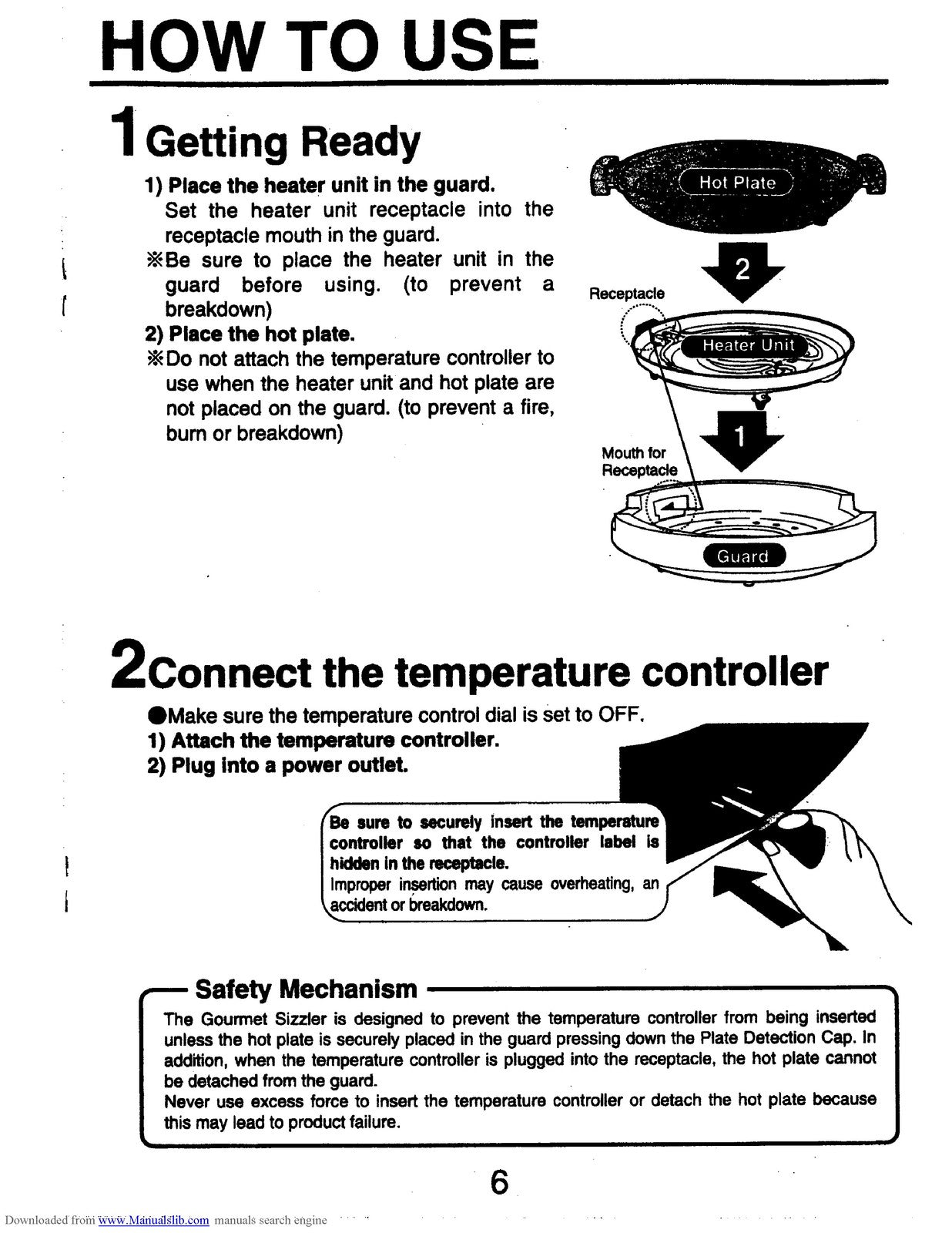 ZOJIRUSHI EA-TAC35 Multipurpose Electric Operating Instructions Manual - BOUND